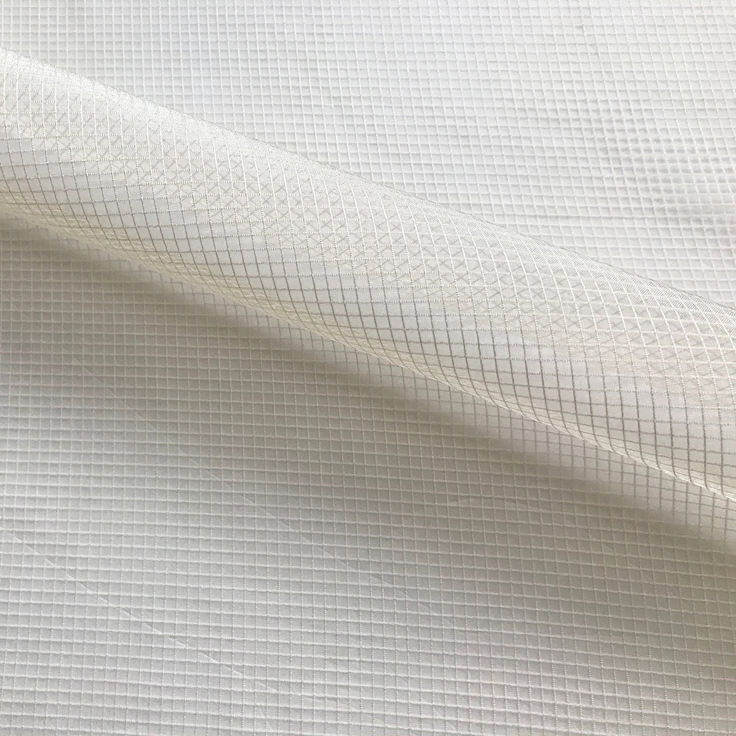 Silver Grid Sheer Upholstery Fabric 54"