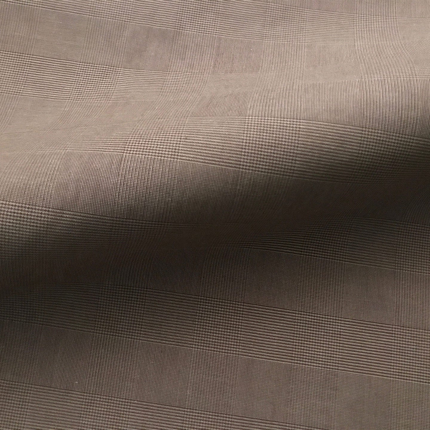 Brown Menswear Check Fabric 54"