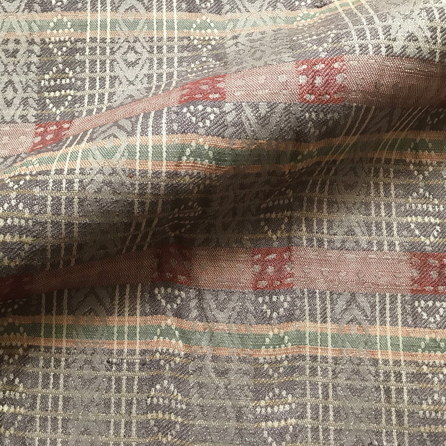 Brown Southwestern Tribal Jacquard Upholstery Fabric 54"