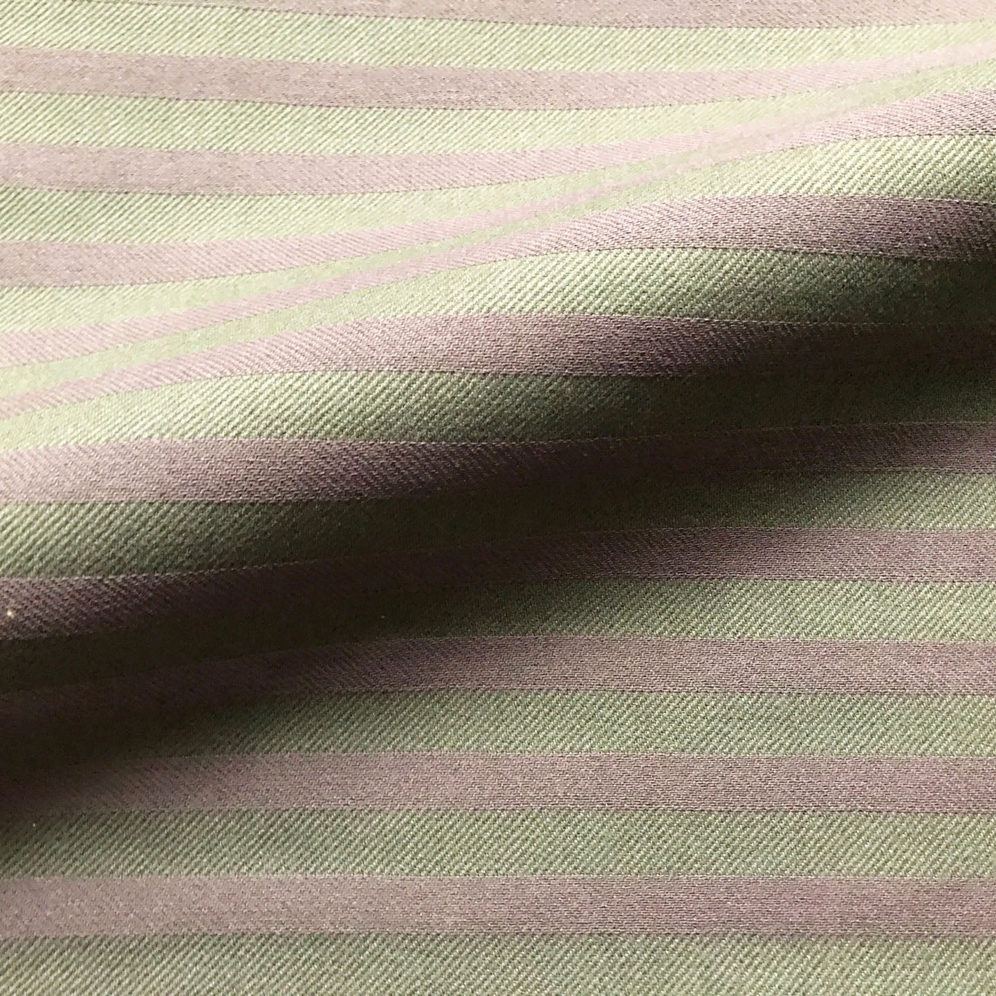 Lilac Purple French Country Stripe Upholstery Fabric 54"