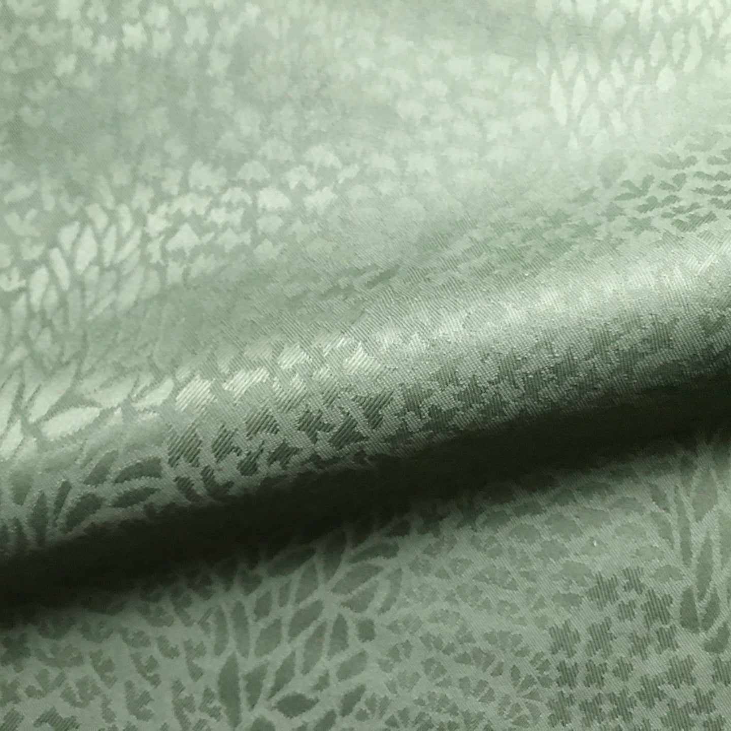 Abstract Green Bohemian Jacquard Upholstery Fabric 50"