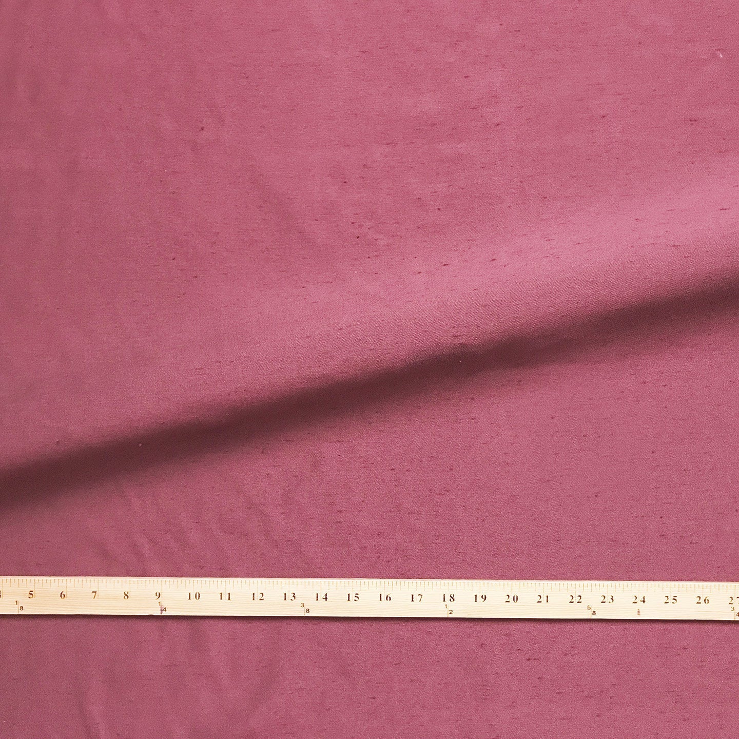 Dusty Rose Glam Solid Faux Silk Fabric 47"