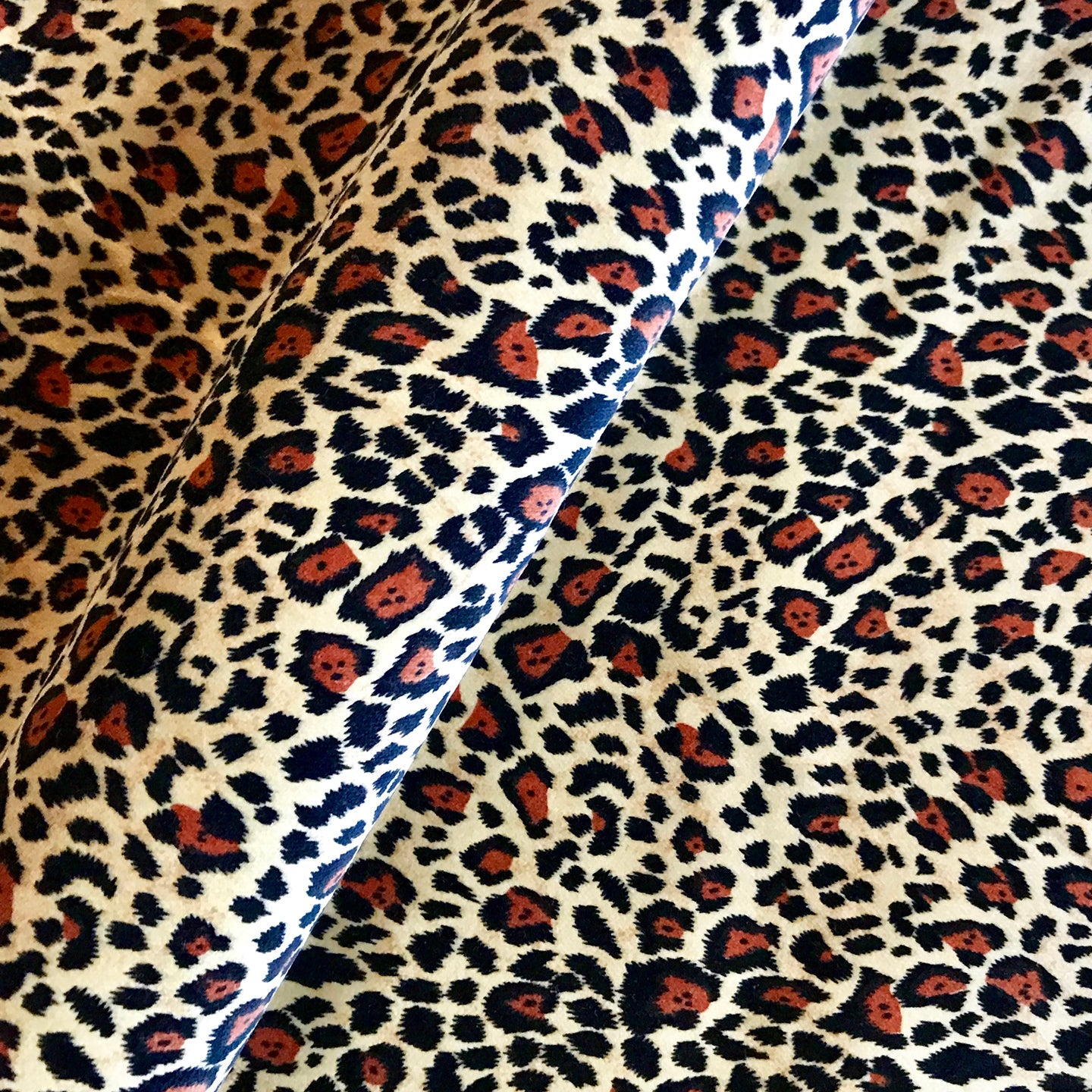 Cheetah Print Velvet Upholstery Fabric
