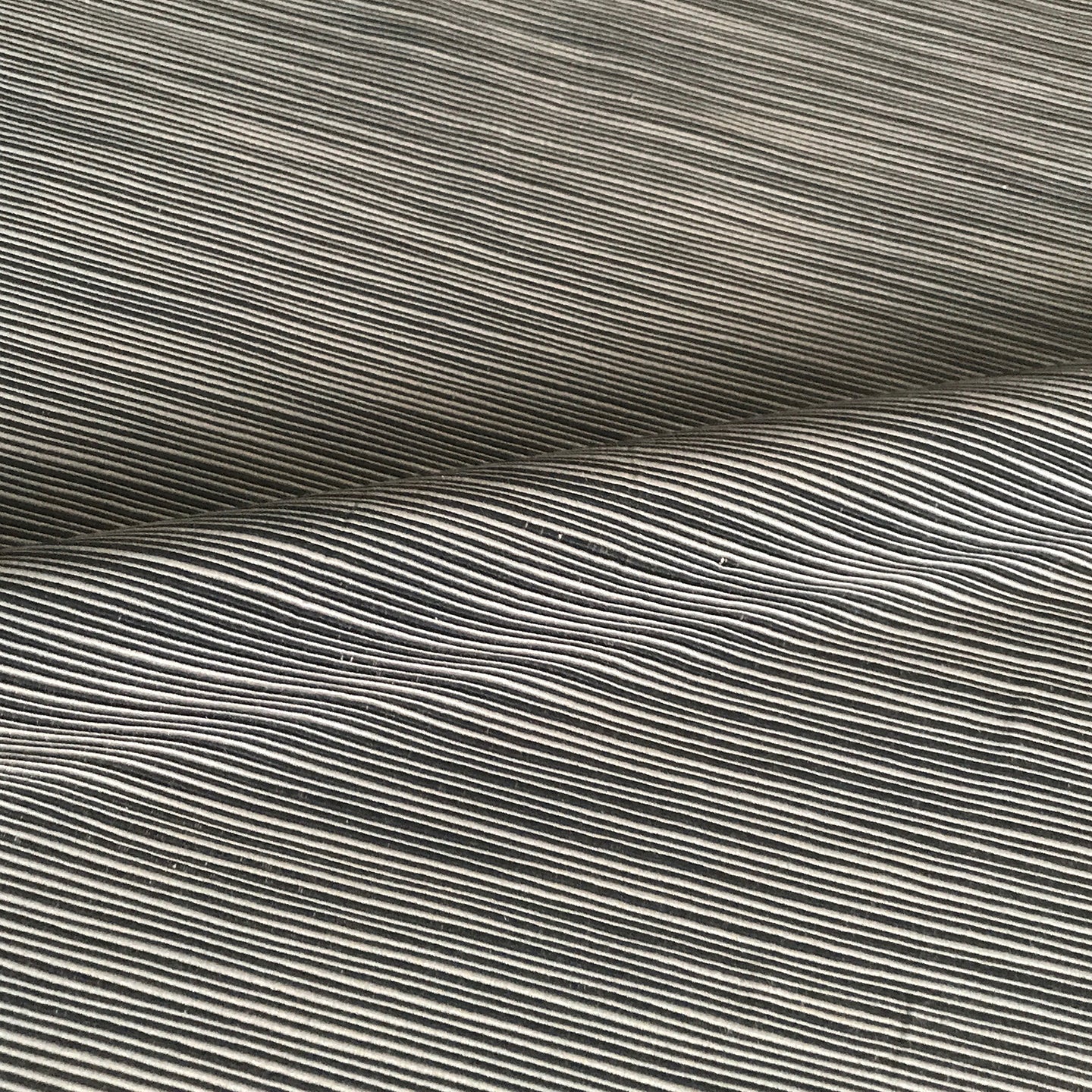Taupe Navy Ottoman Weave Upholstery Fabric
