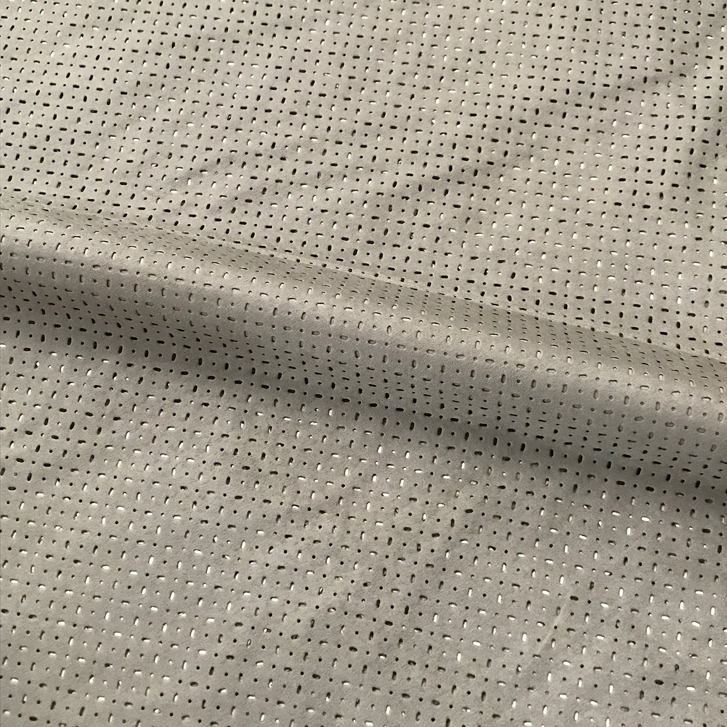 Khaki Green Contemporary Geometric Faux Suede Upholstery Fabric