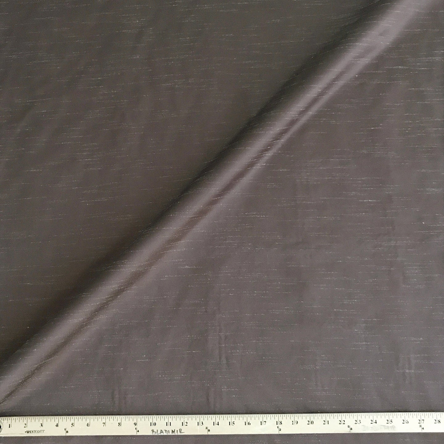 Chocolate Brown Shantung Silk Fabric - 44"