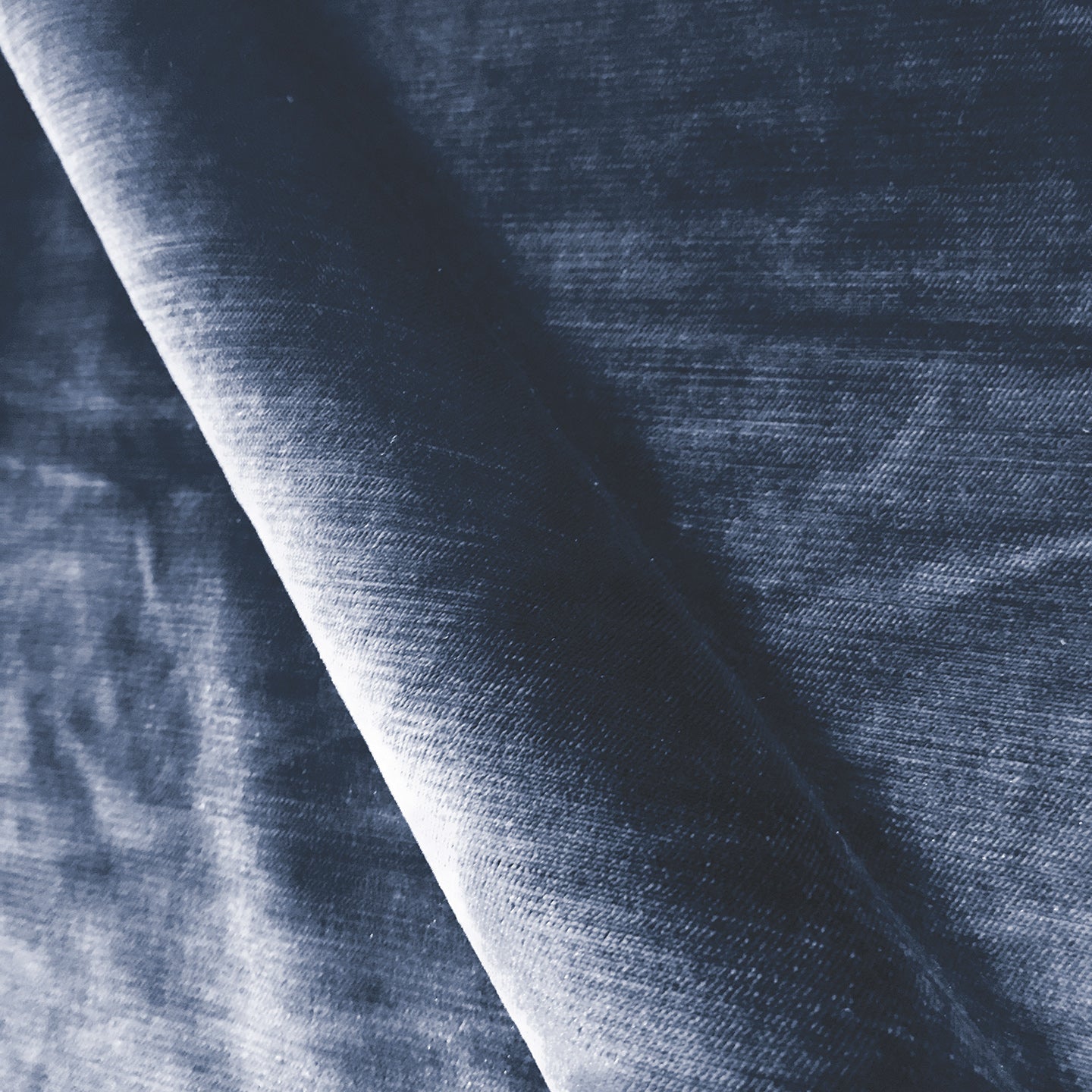 Navy Velvet Luxury Upholstery Fabric