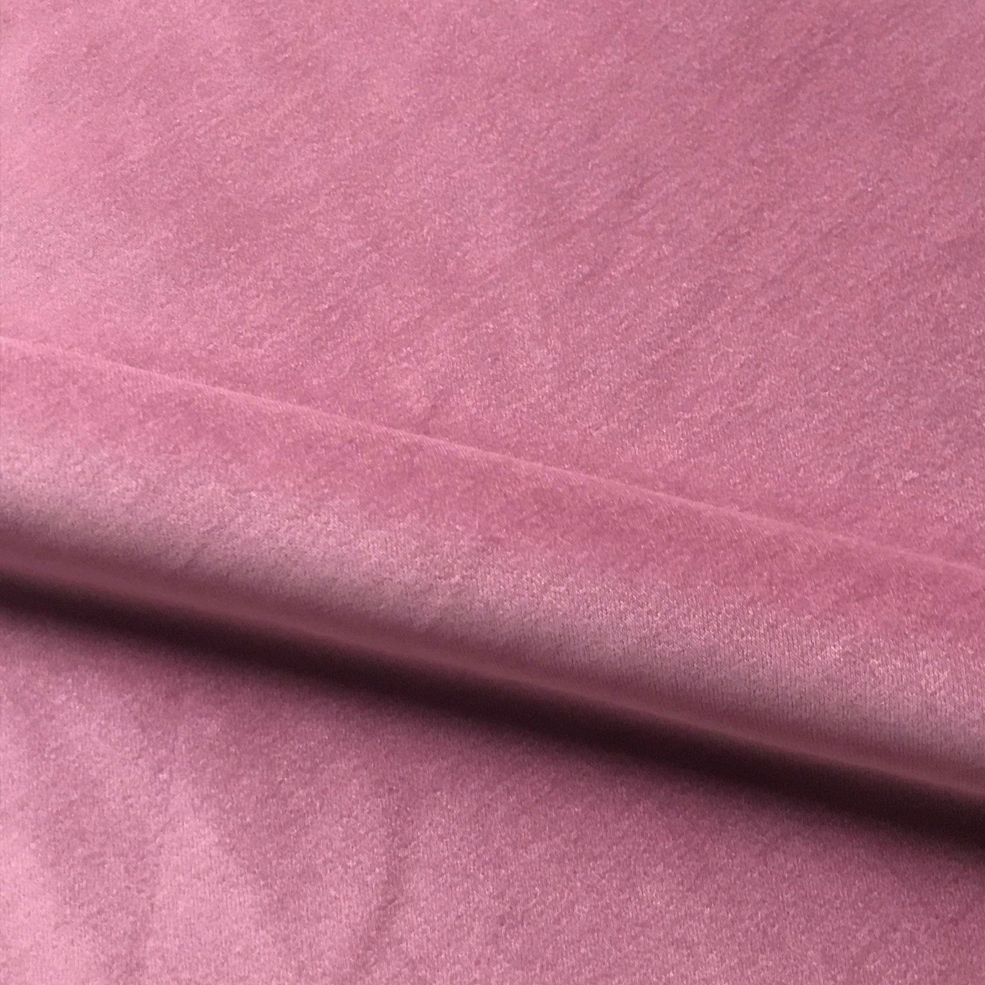 Dusty Rose Luxe Solid Velvet Upholstery Fabric 54"