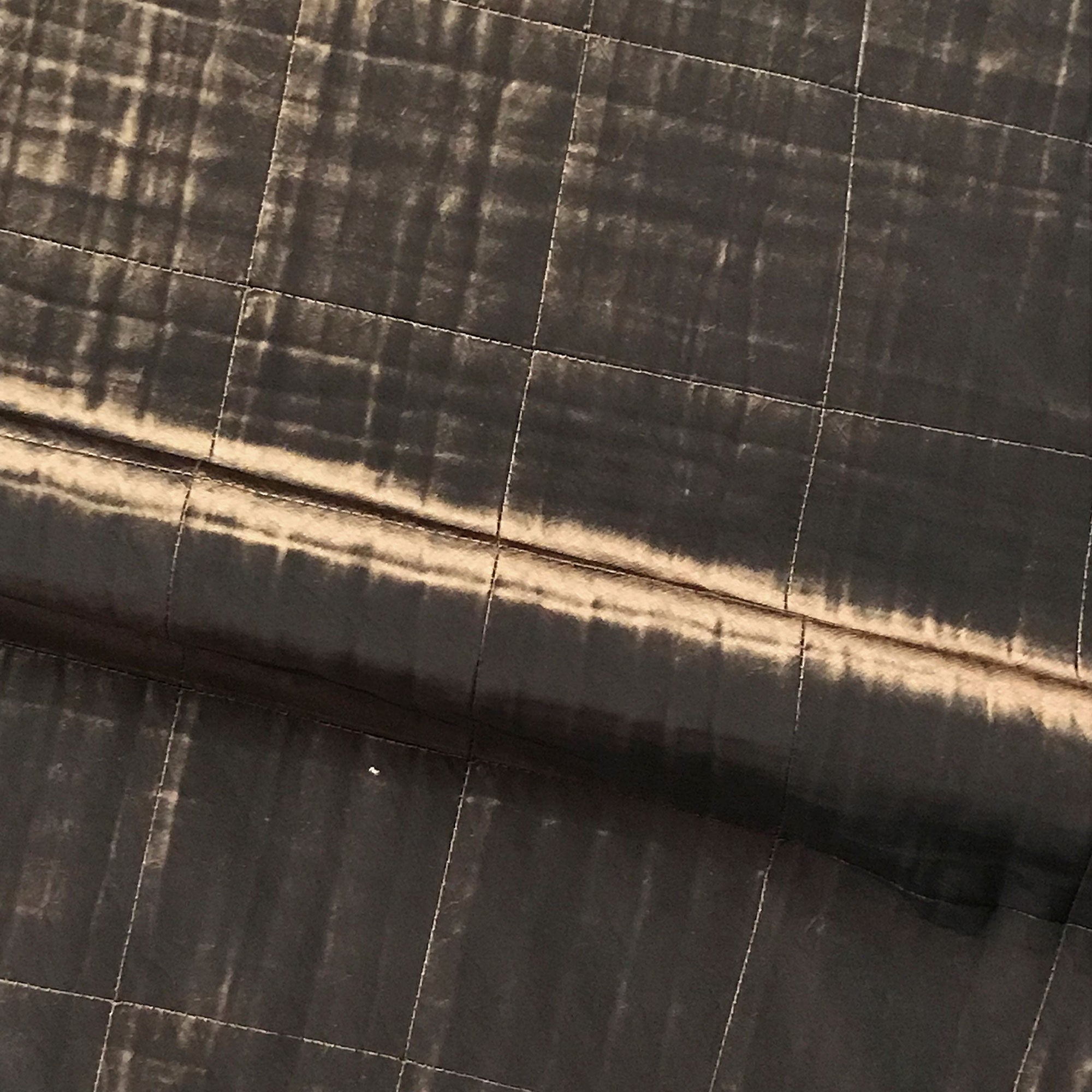Brown Traditional Pleated Shantung Silk Upholstery Fabric 54"