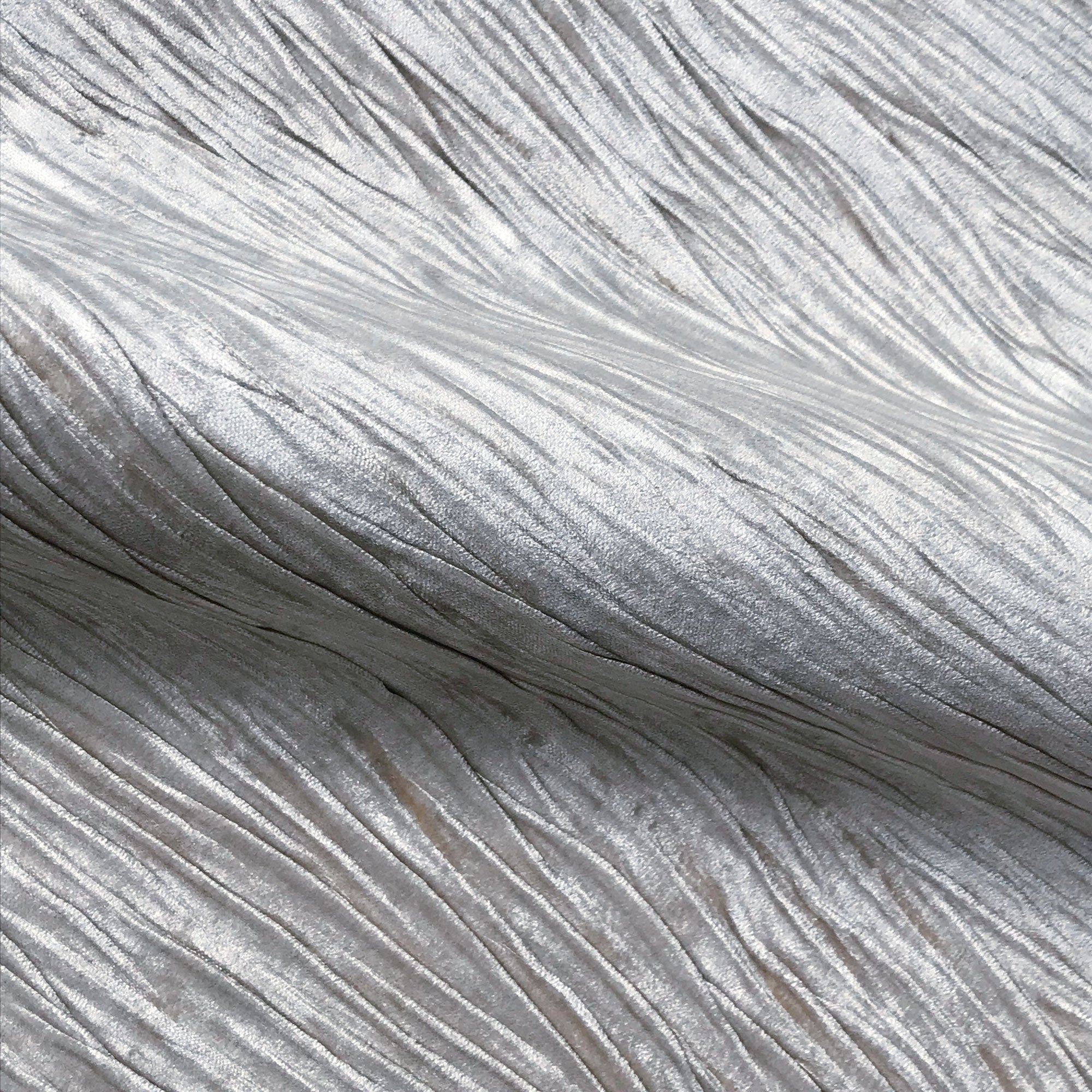 Silver Chic Abstract Texture Shantung Upholstery Fabric 54"