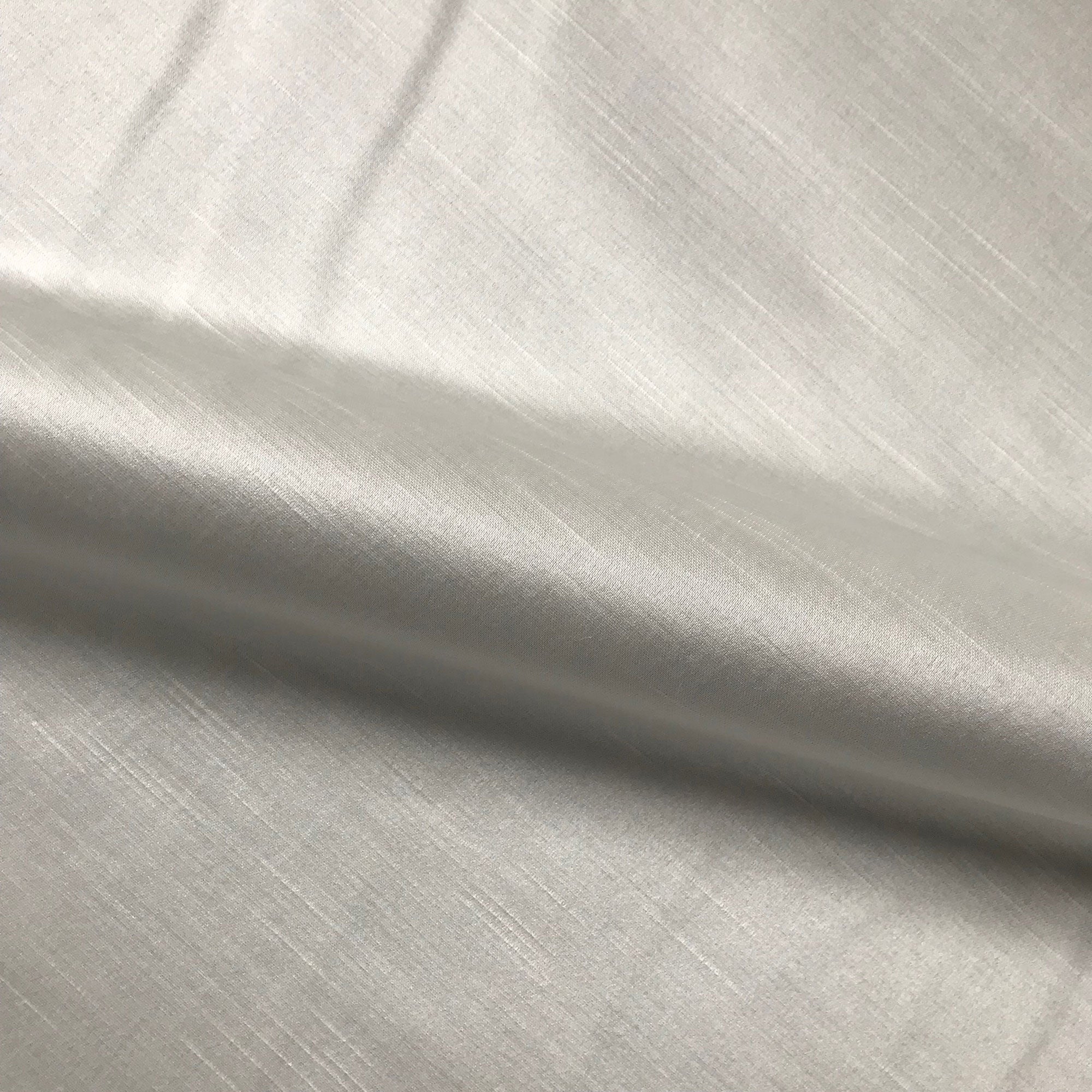 White Luxe Solid Shantung Upholstery Fabric 54"