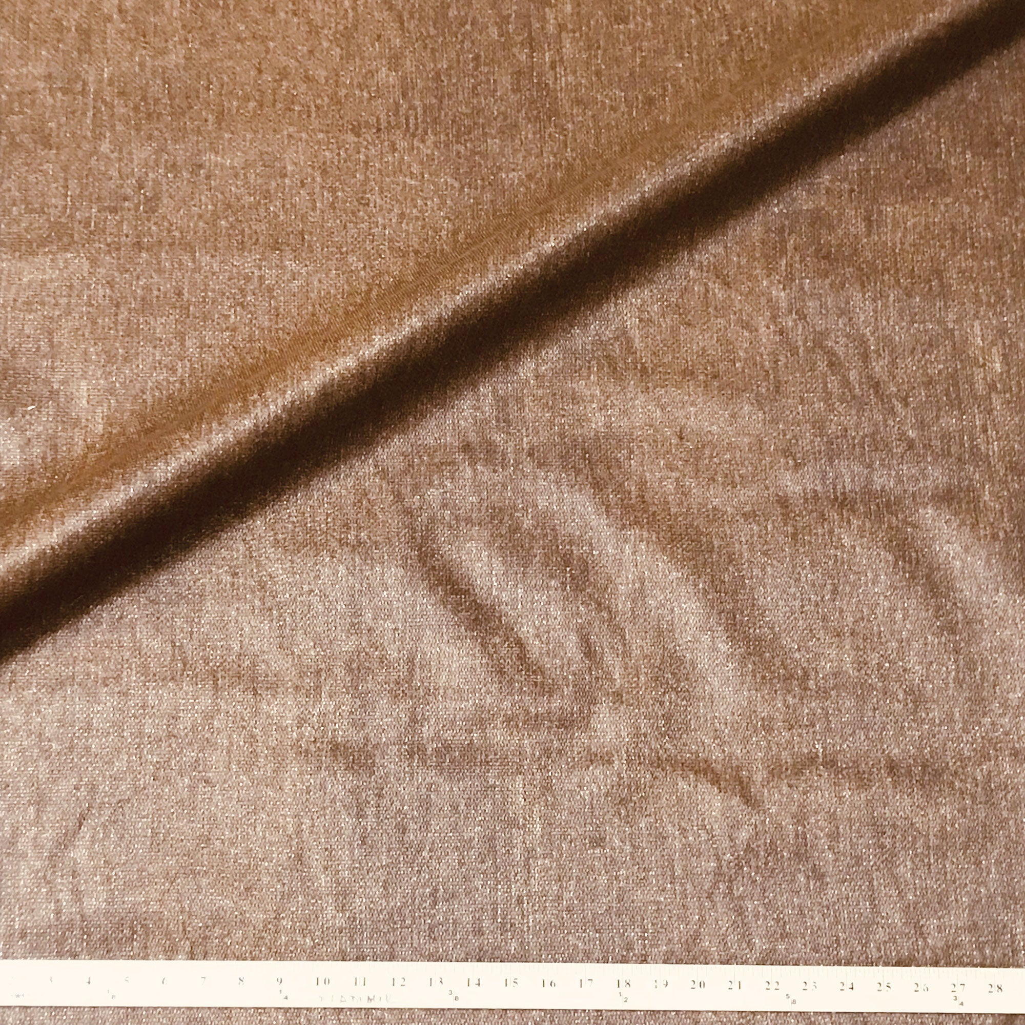 Brown Traditional Solid Woven Upholstery Fabric 54"
