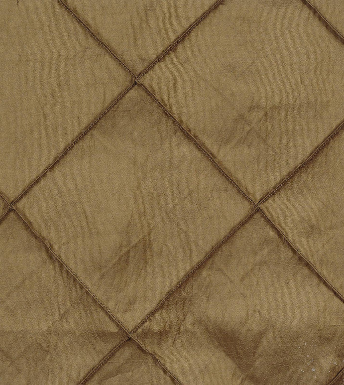Green Faux Silk Pin Tuck Window Fabric