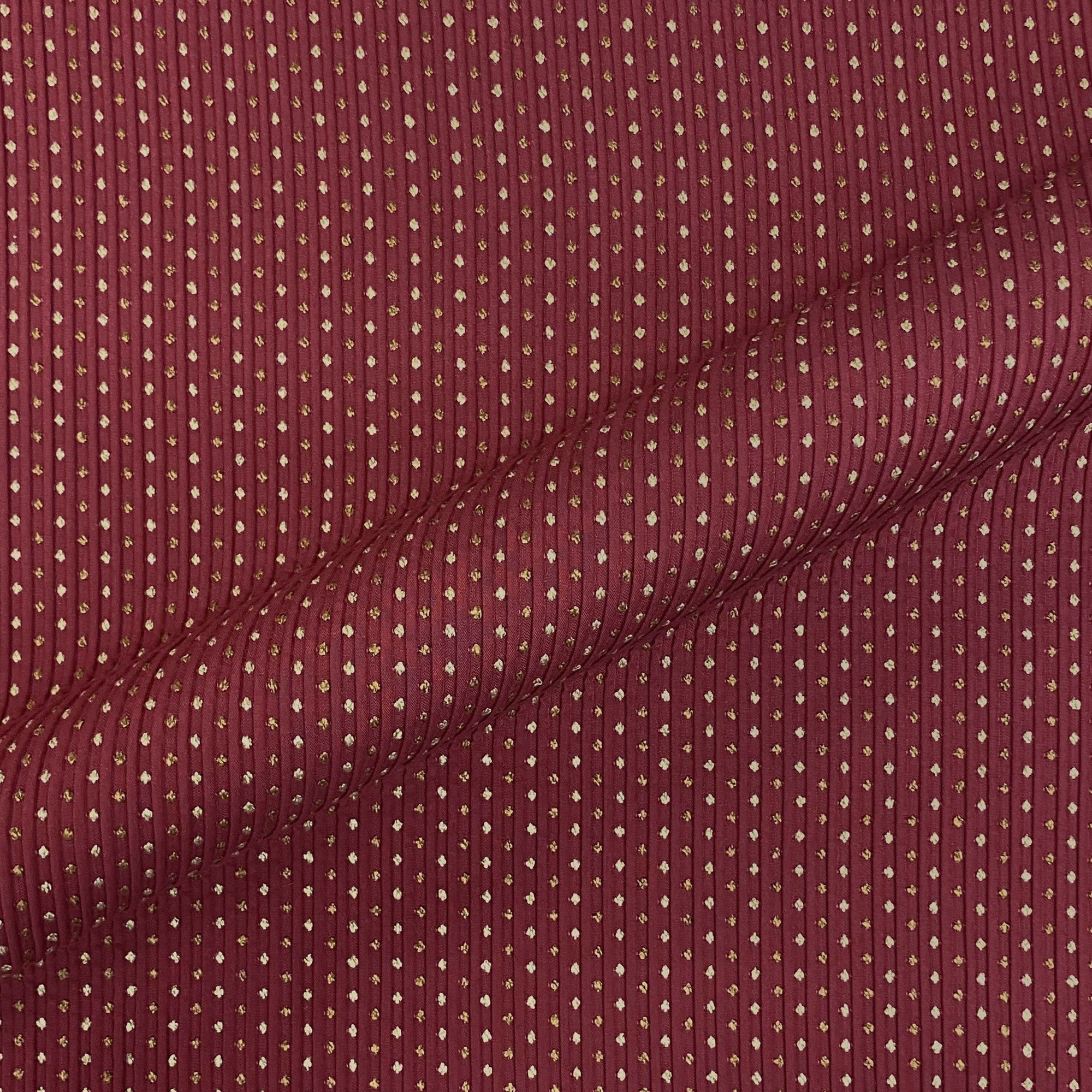 Tasco Garnet Pleated Upholstery Fabric 54"