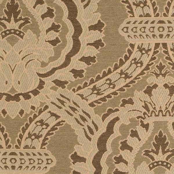 Olive Green Jacquard Weave Upholstery Fabric