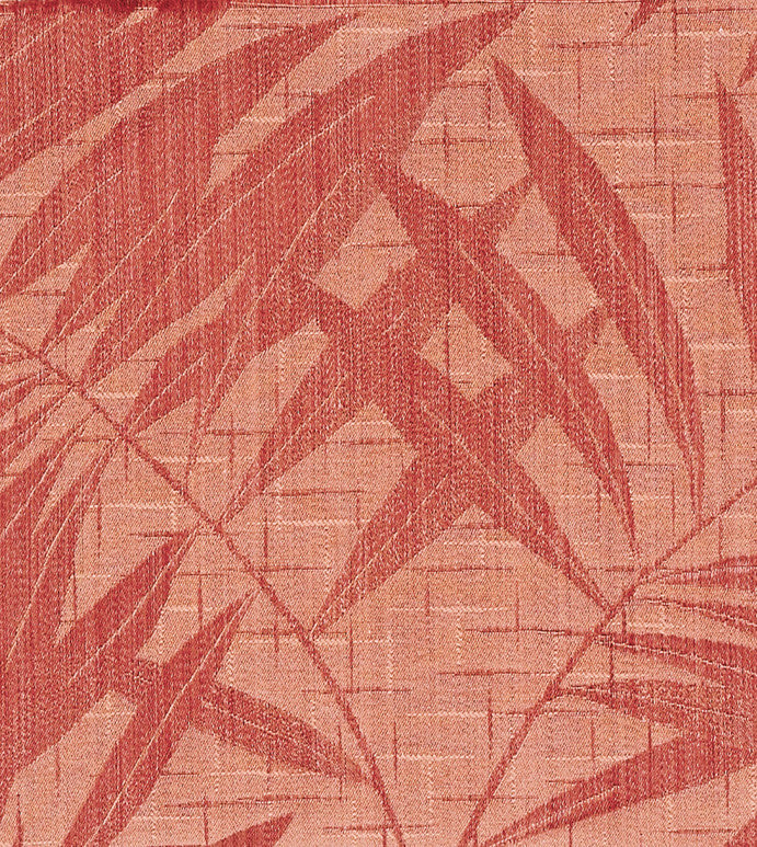 Coral Palm Tree Upholstery Fabric