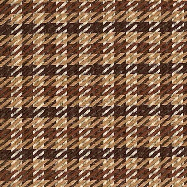 Fall Hued Houndstooth Upholstery Fabric 54"