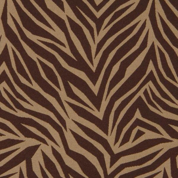 Brown Tan Zebra Print Fabric
