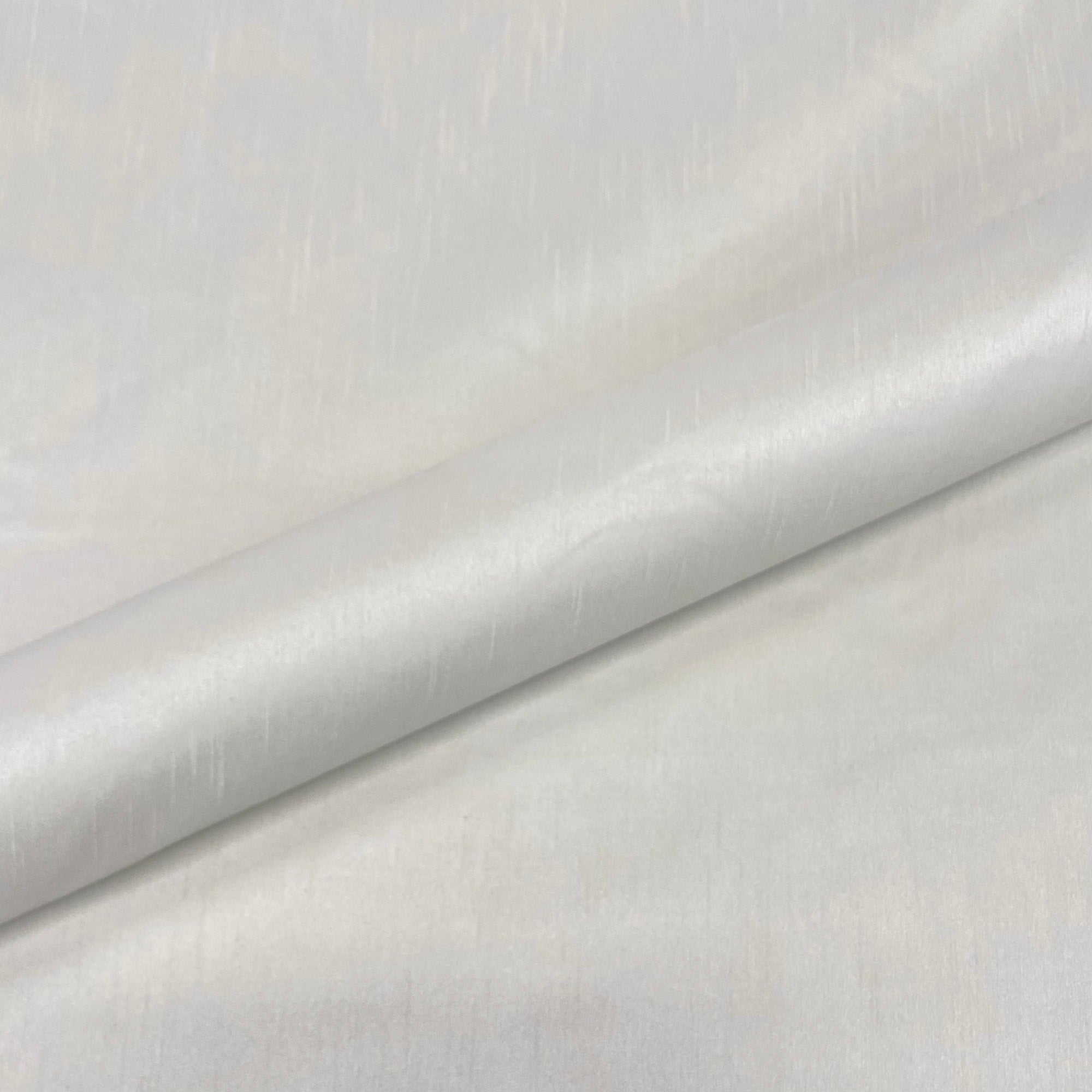 Edris Ivory Faux Silk Upholstery Fabric 54"