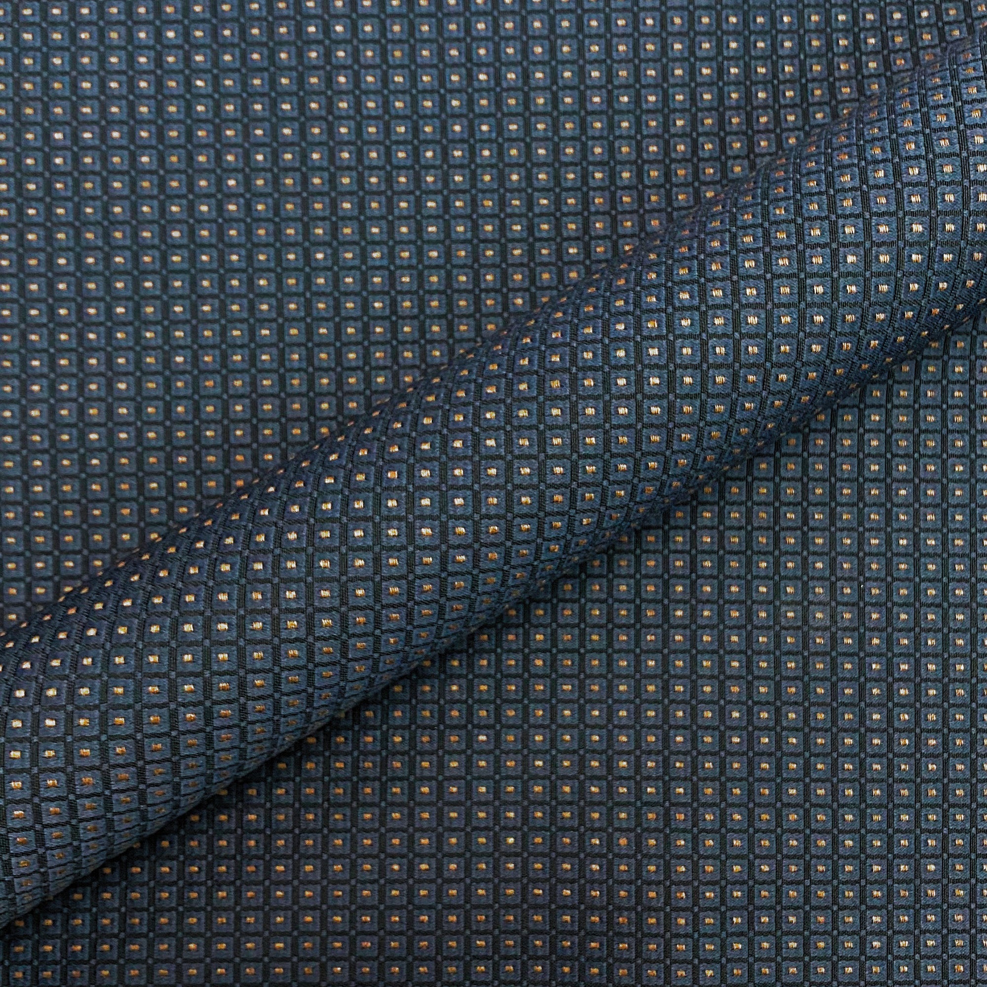 Noble Indigo Modern Menswear Upholstery Fabric 54"