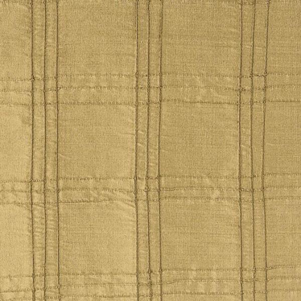 100% Silk Gold Pleated Upholstery Fabric 48"