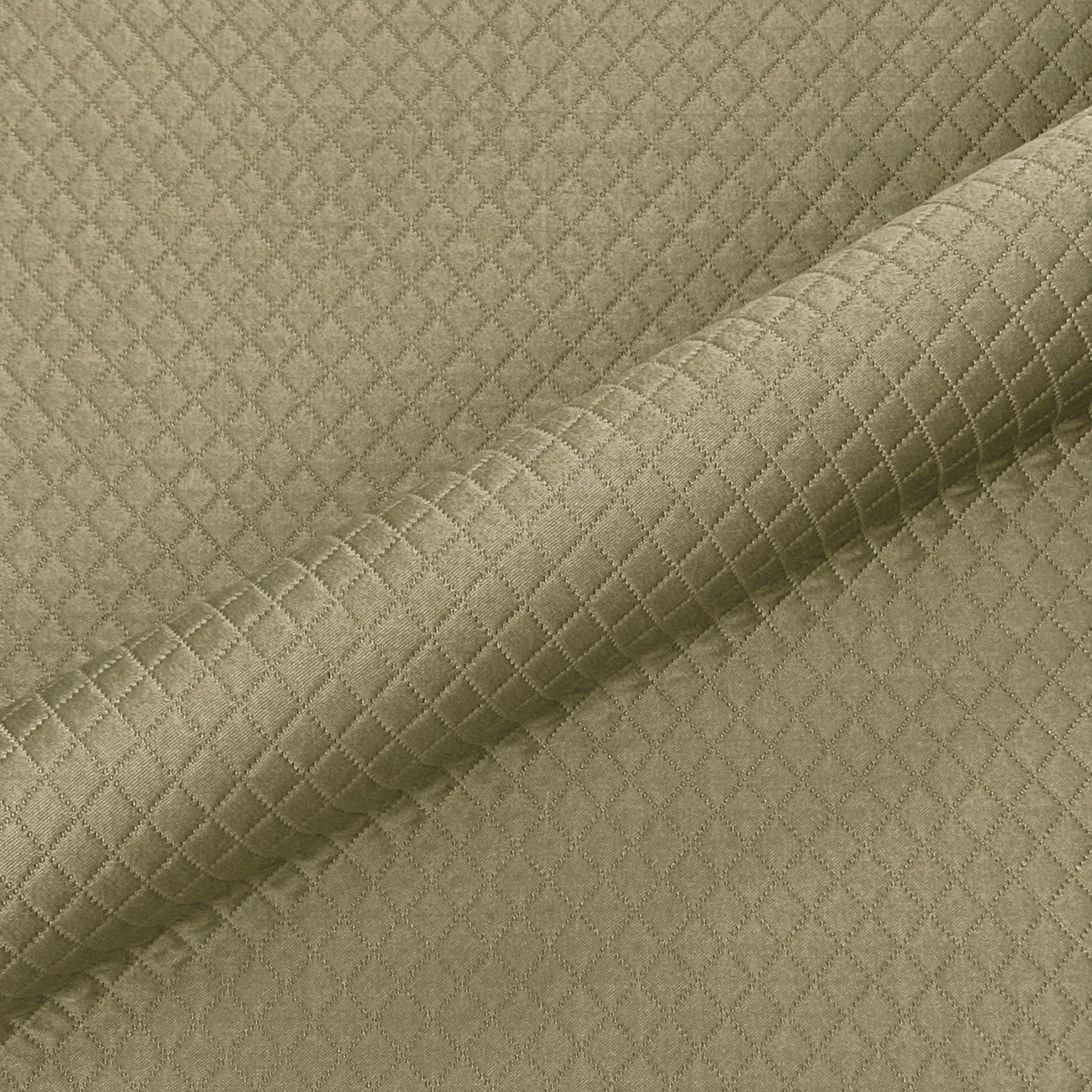 Sage Green Quilted Chenille Upholstery Fabric 54"