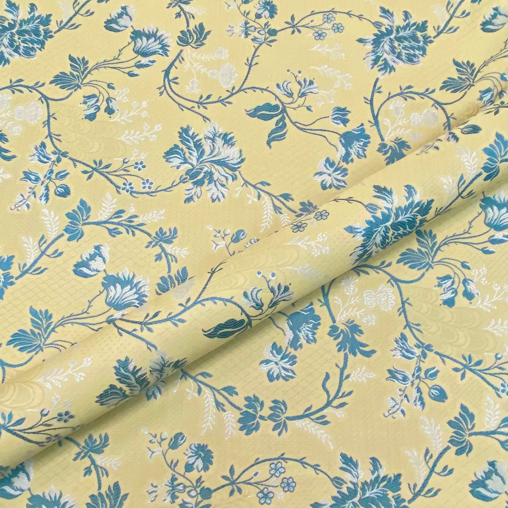 Sabrina Traditional Floral Jacquard Upholstery Fabric 54"