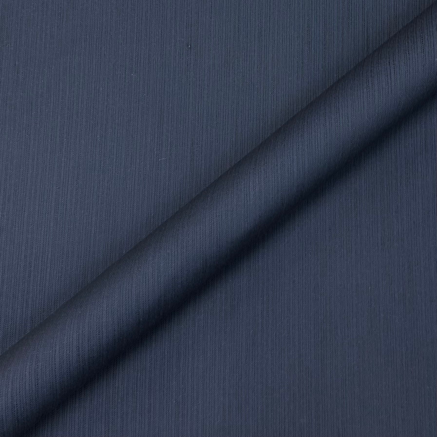 Kim Navy Pinstripe Upholstery Fabric 54"