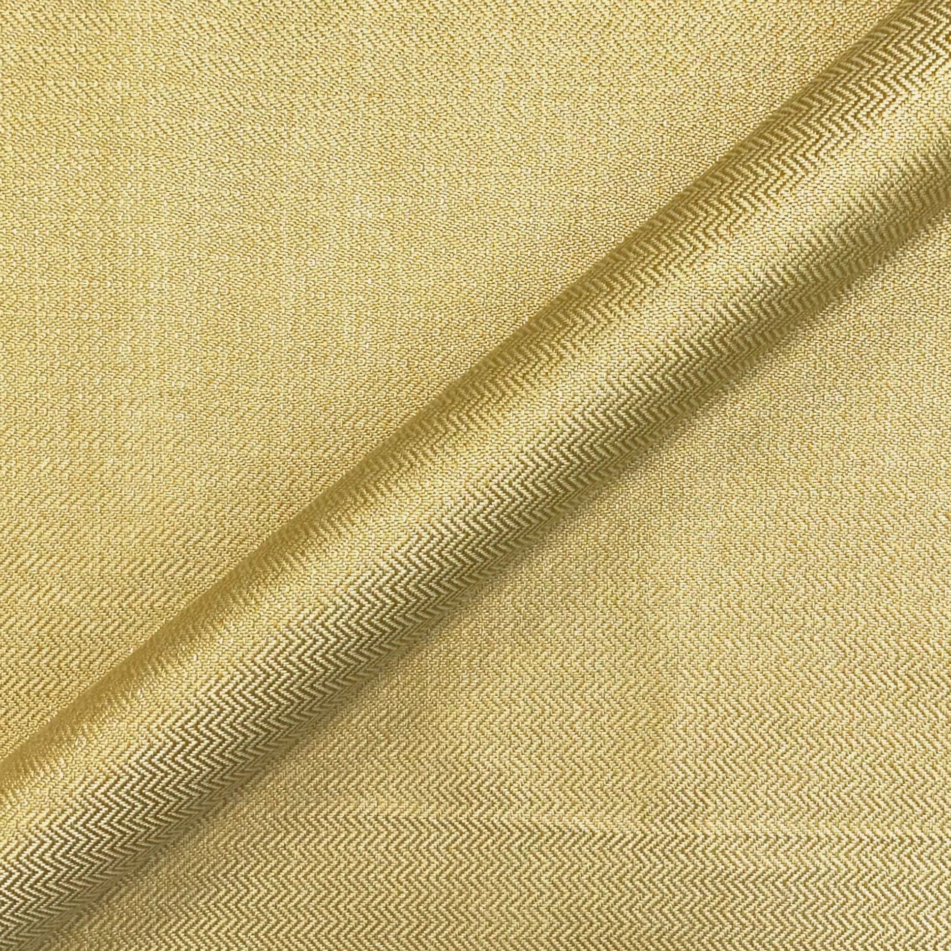 Zig-Zag Gold Jacquard Upholstery Fabric 54"