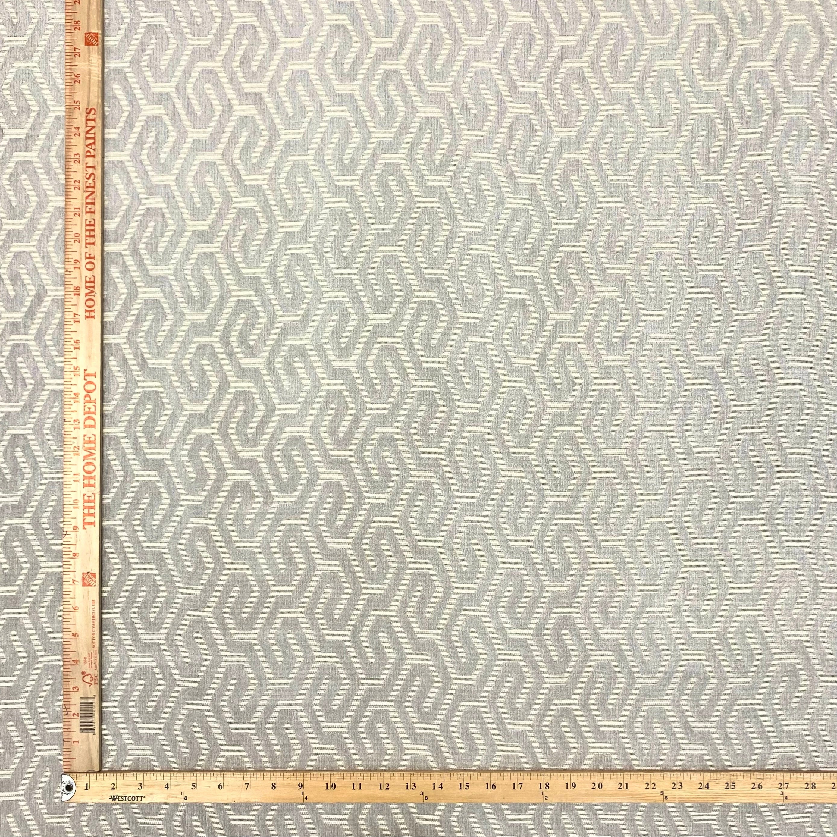 Epheus Beige Greek Chenille Upholstery Fabric 54"