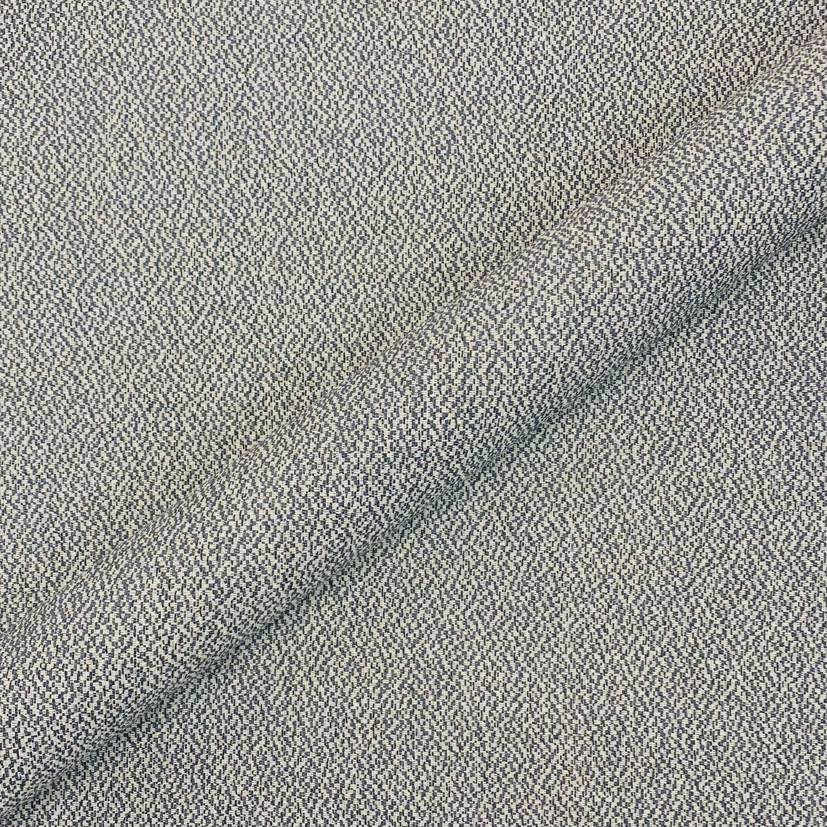 Stone Blue / Beige Jacquard Upholstery Fabric 54"