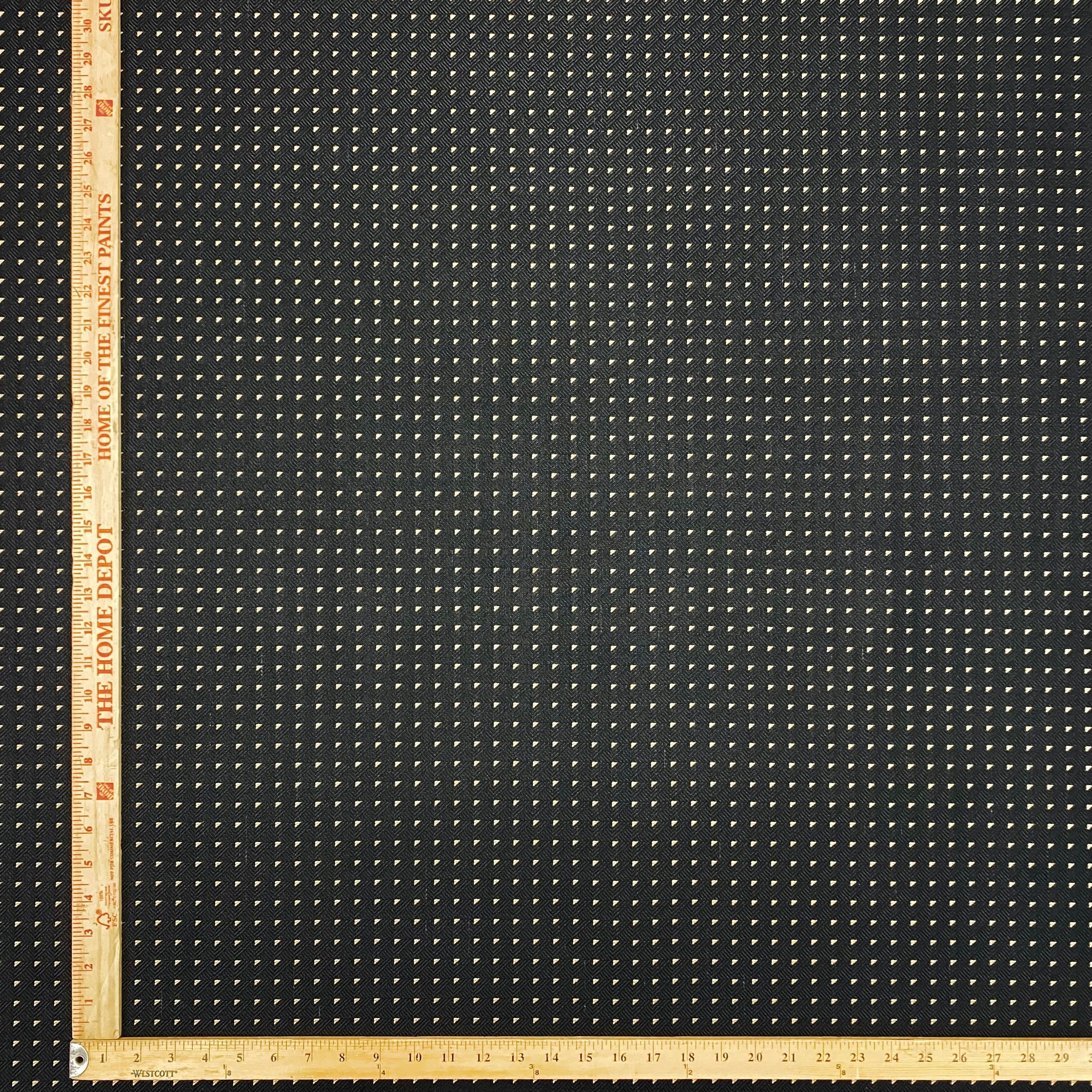 Black Roaring Twenties Glam Jacquard Upholstery Fabric 54"