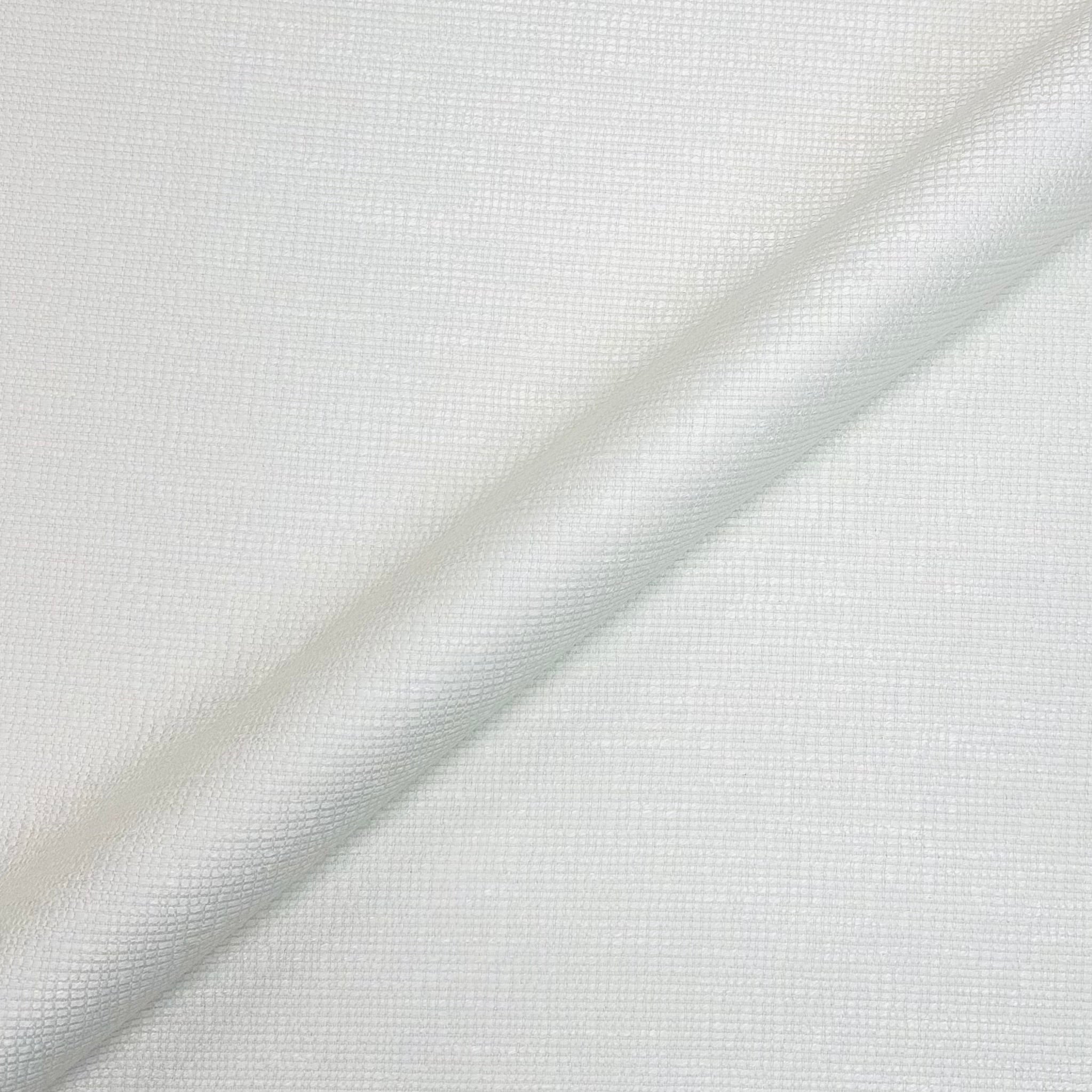 Ivory Farmhouse Solid Jacquard Upholstery Fabric 54"
