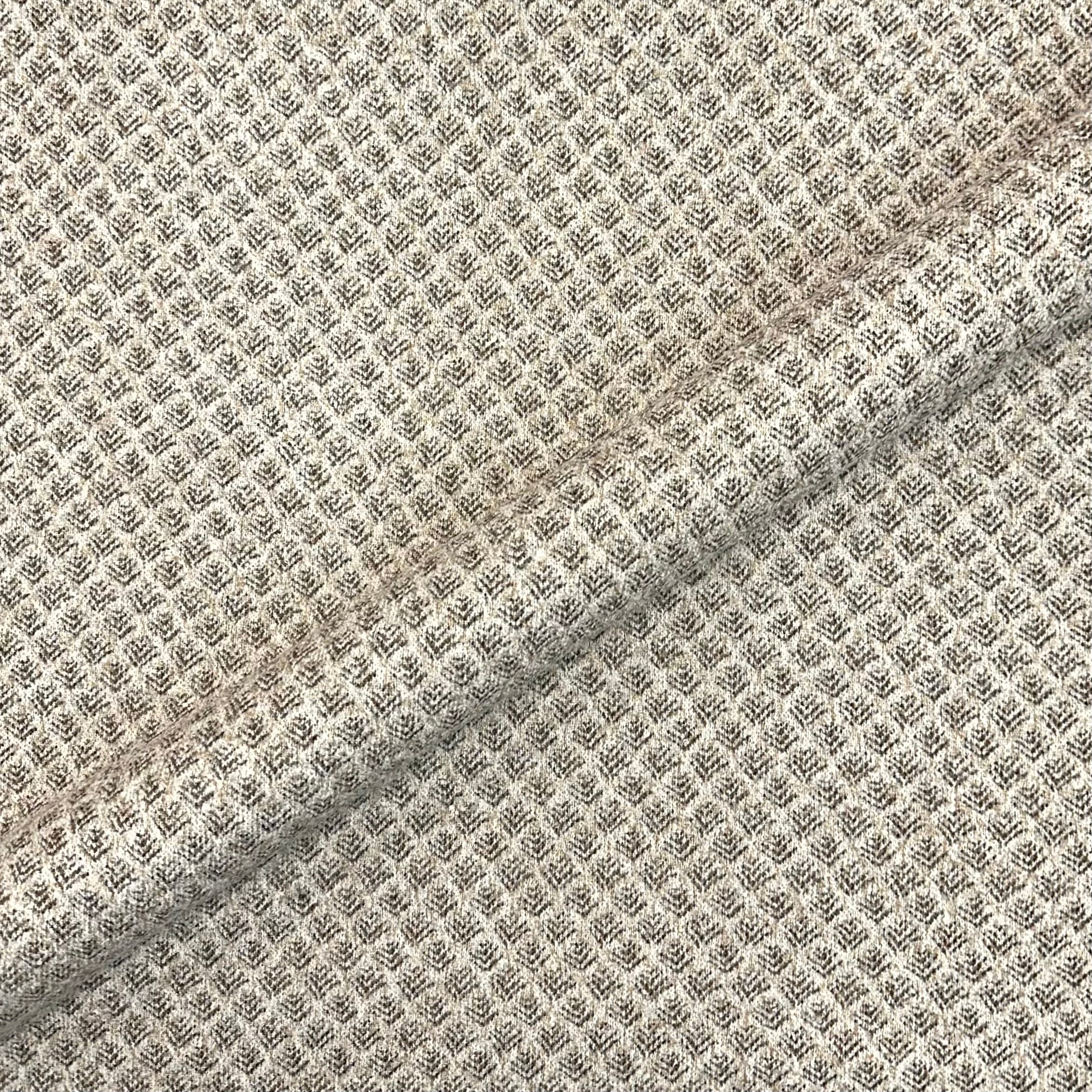 Wheat/Brown Grain Retro Jacquard Upholstery Fabric 55"