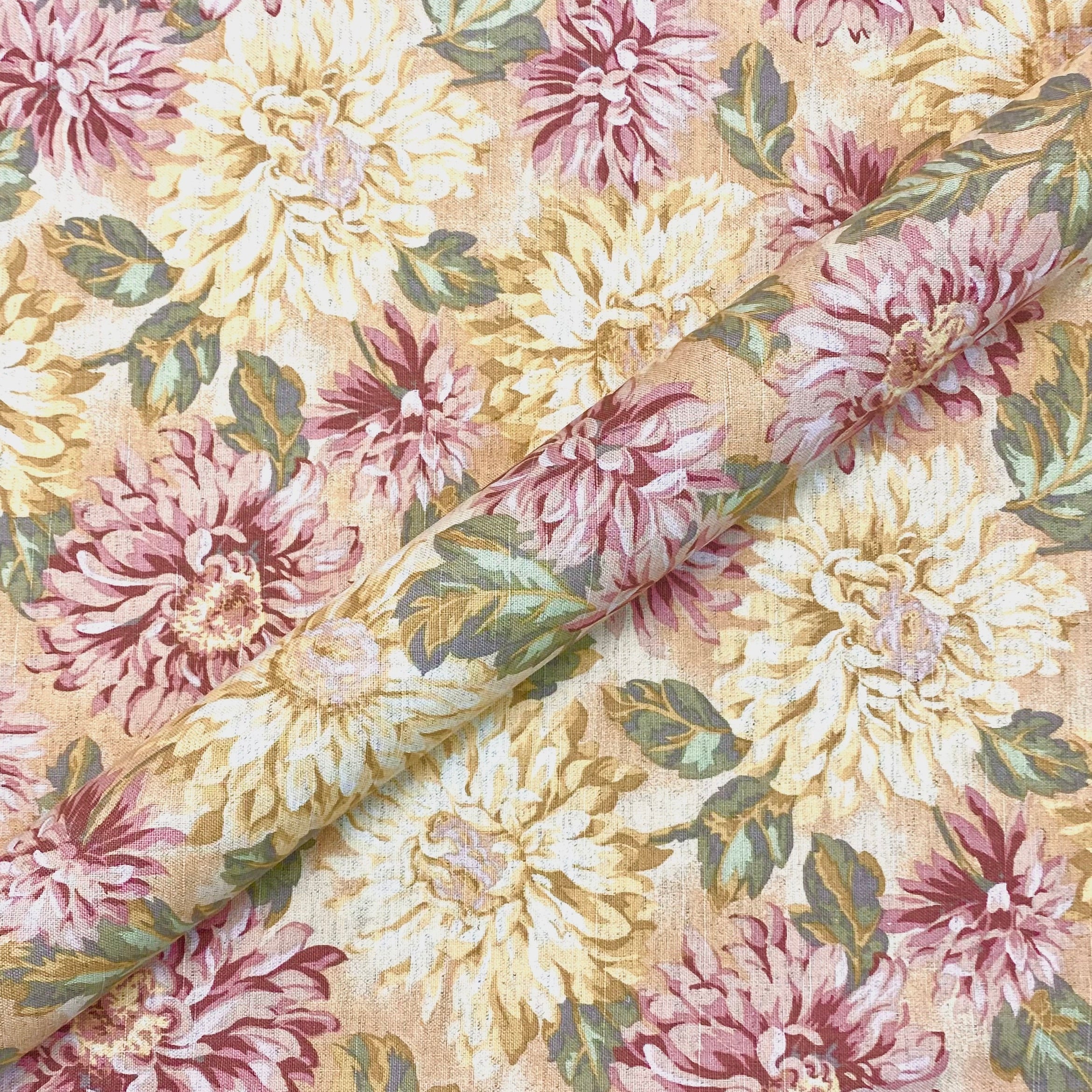 Bonjour Floral Country Fabric 54"