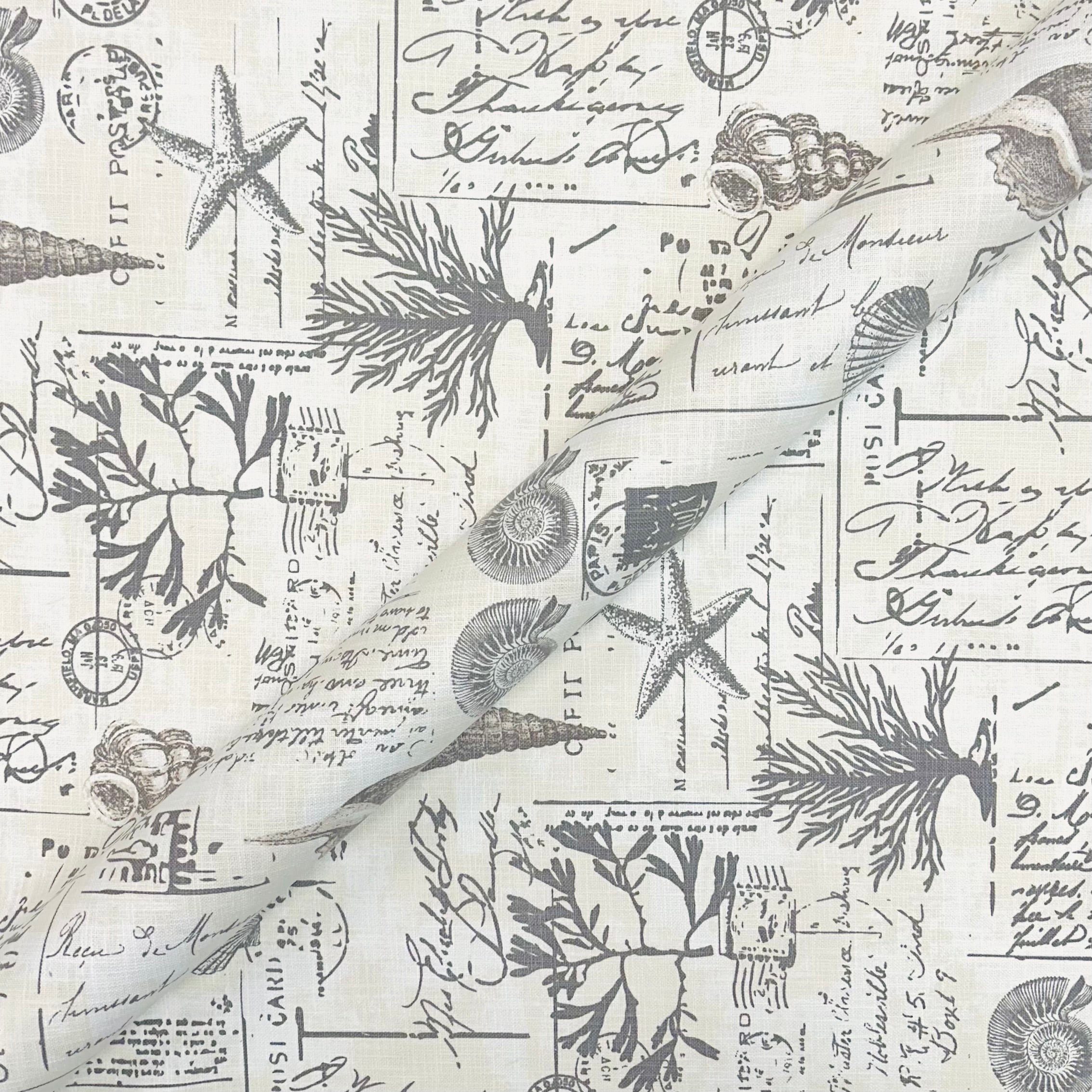 Champagne Sea Island Starfish Fabric 56"