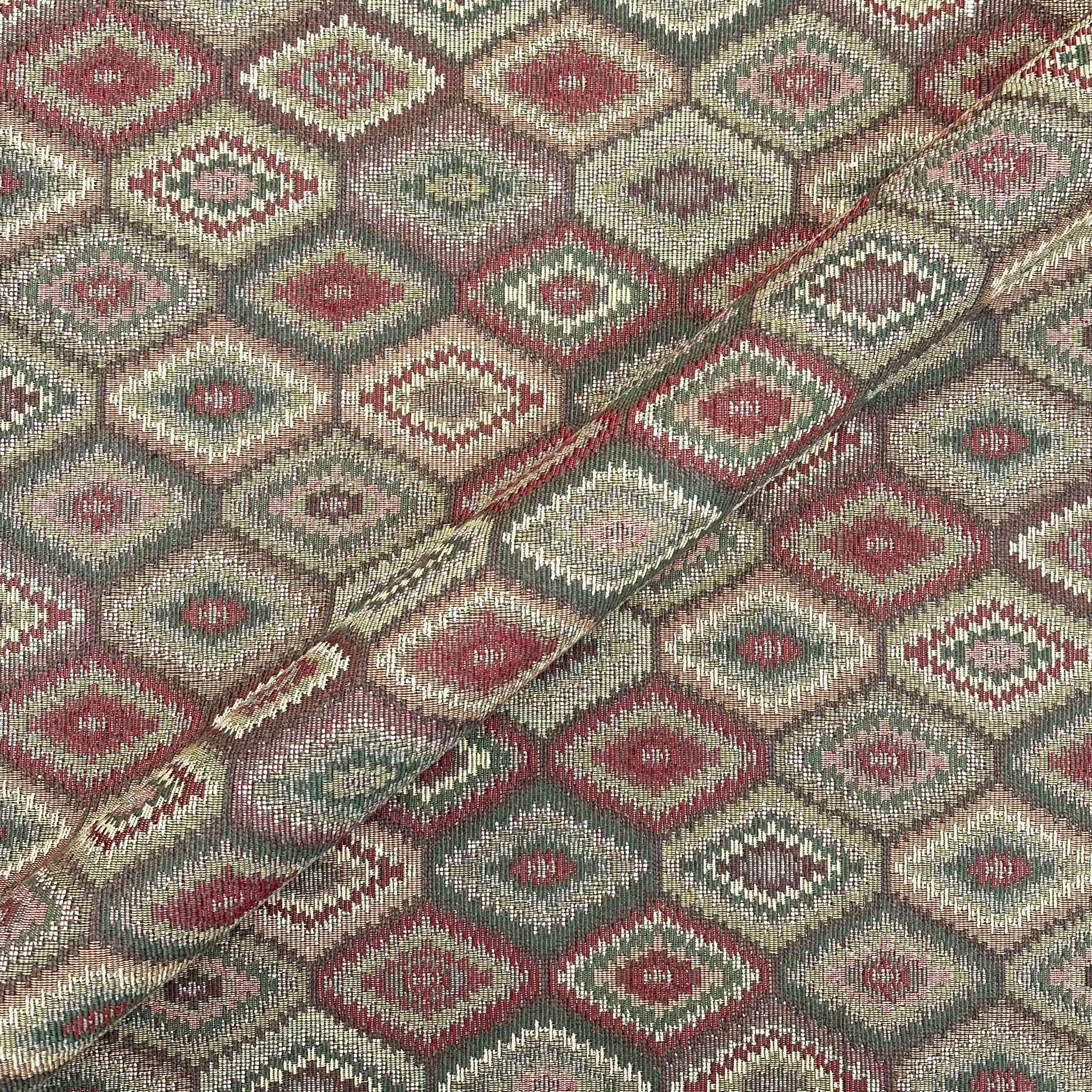 Southwestern Multicolor Jacquard Upholstery Fabric 54"