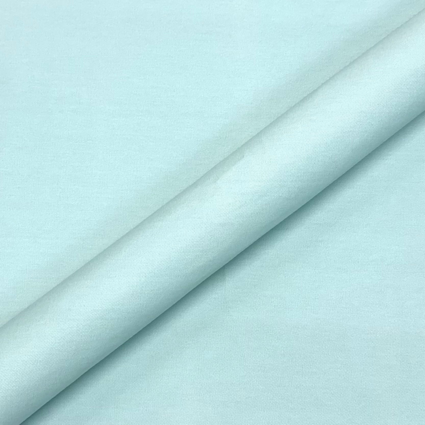 Cowden Light Blue Solid Cotton Twill Fabric 56"