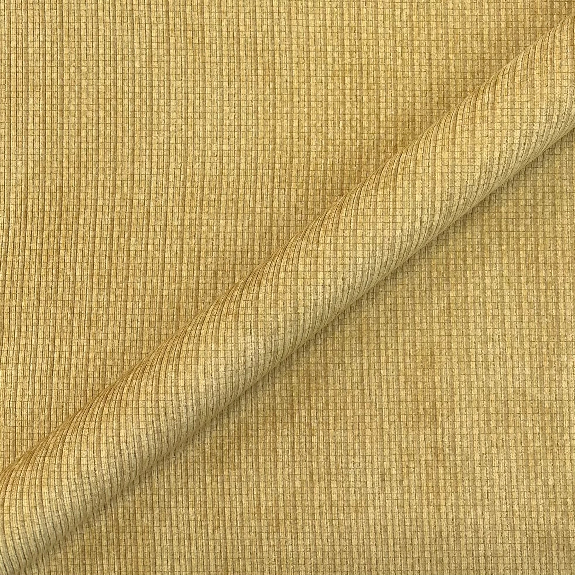 Honey Mid Century Chenille Upholstery Fabric 56"