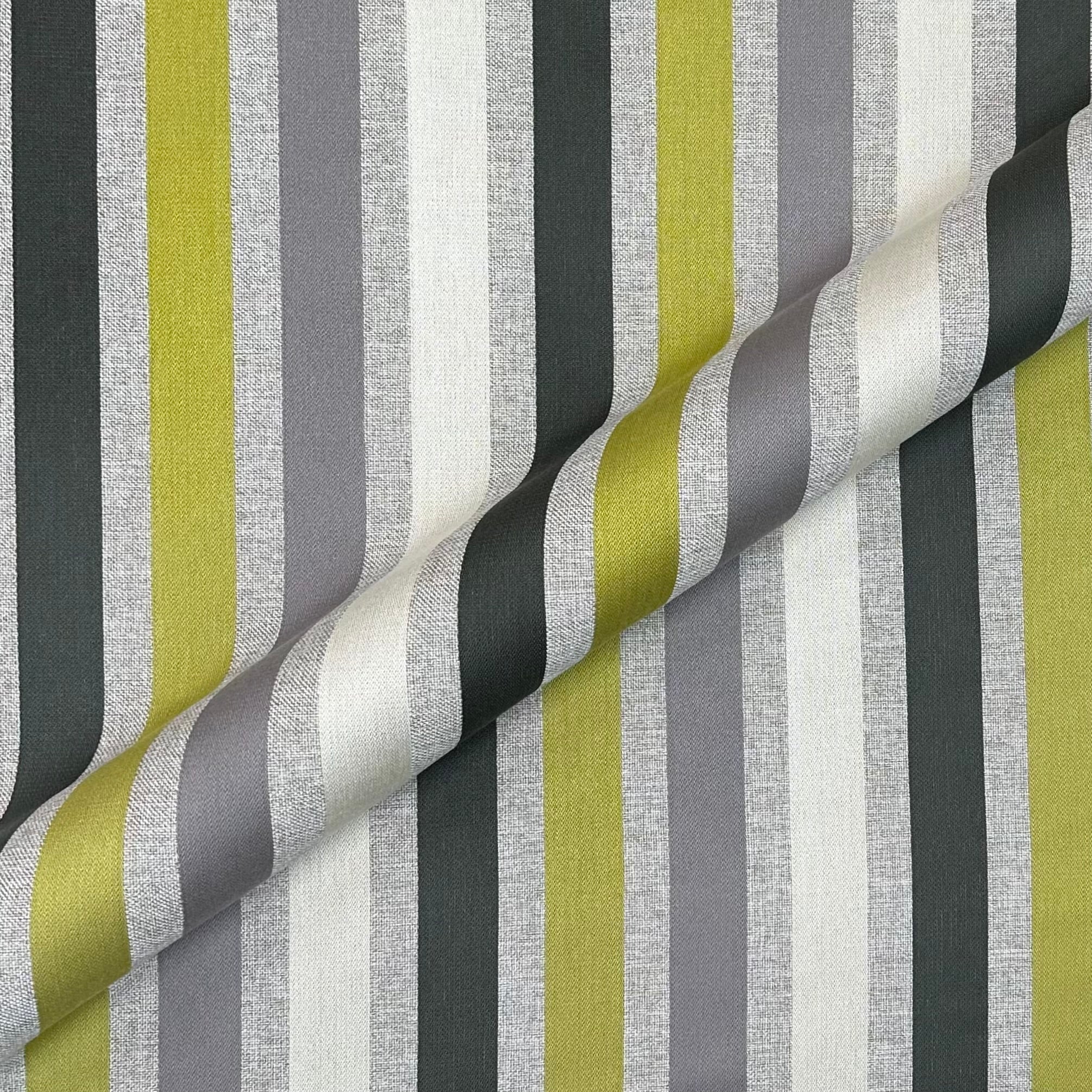 Calypso Multicolor Mid Century Stripe Upholstery Fabric 55"