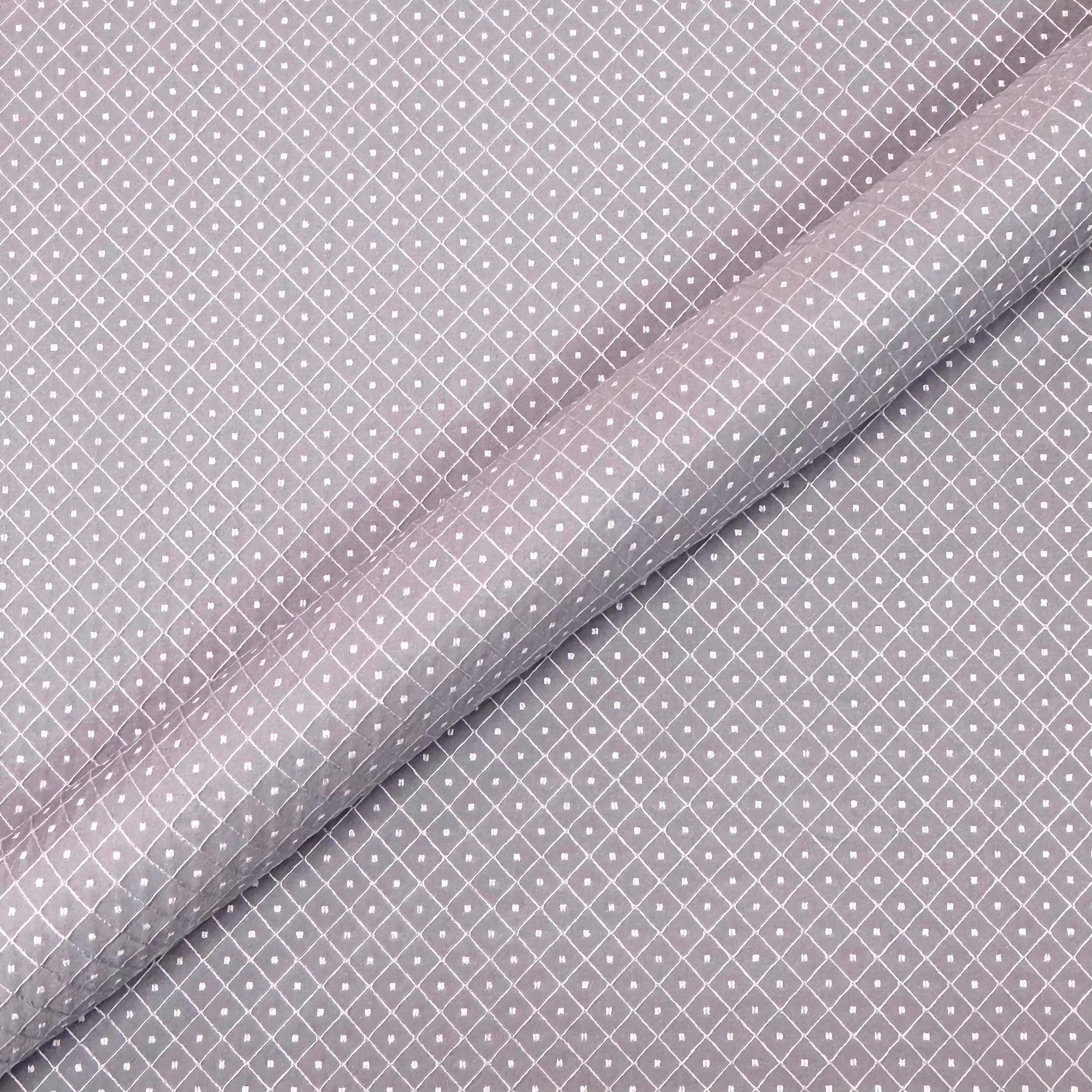Mango Lavender Geometric Fabric 60"