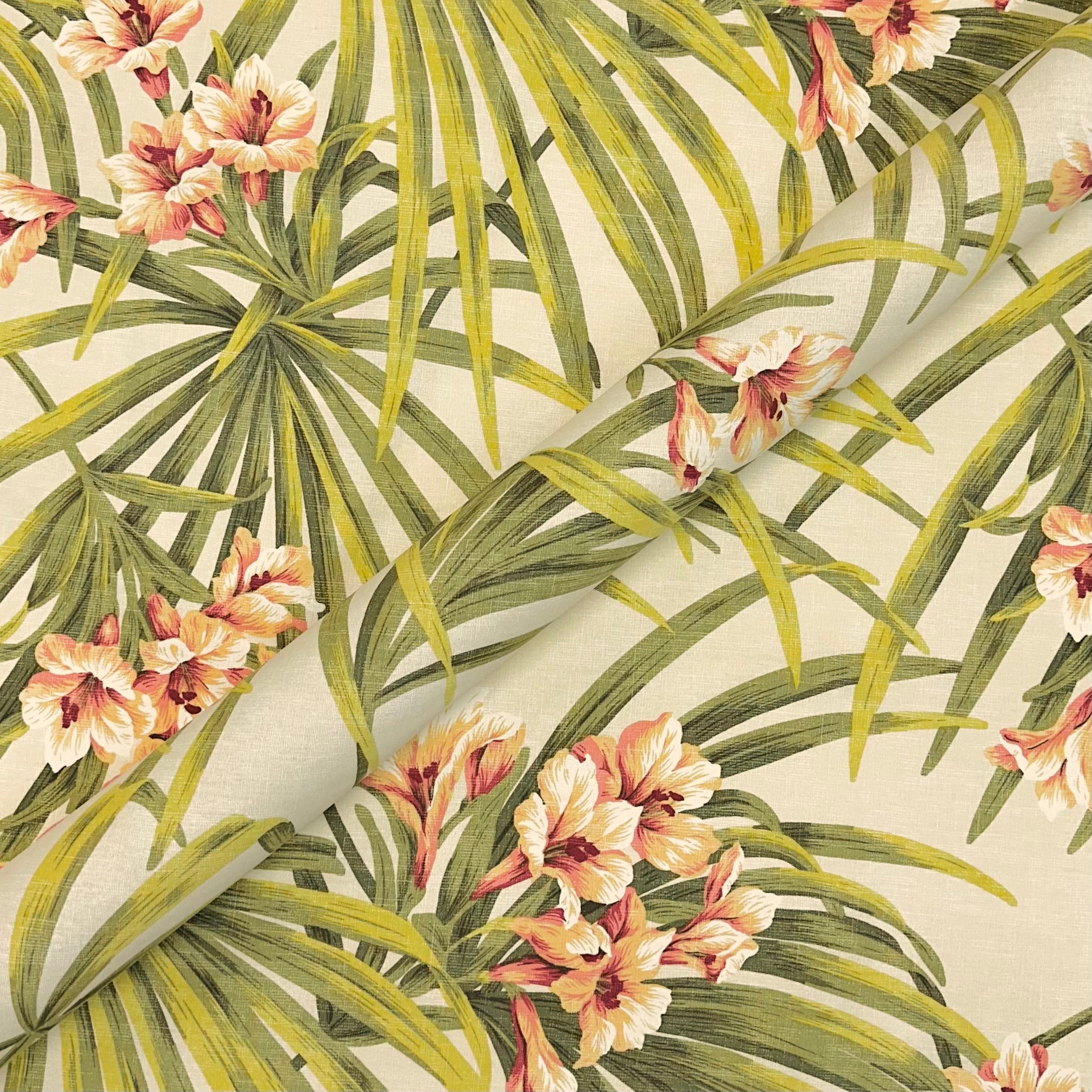 Hawaii Tropical Nature Cotton Fabric 55"