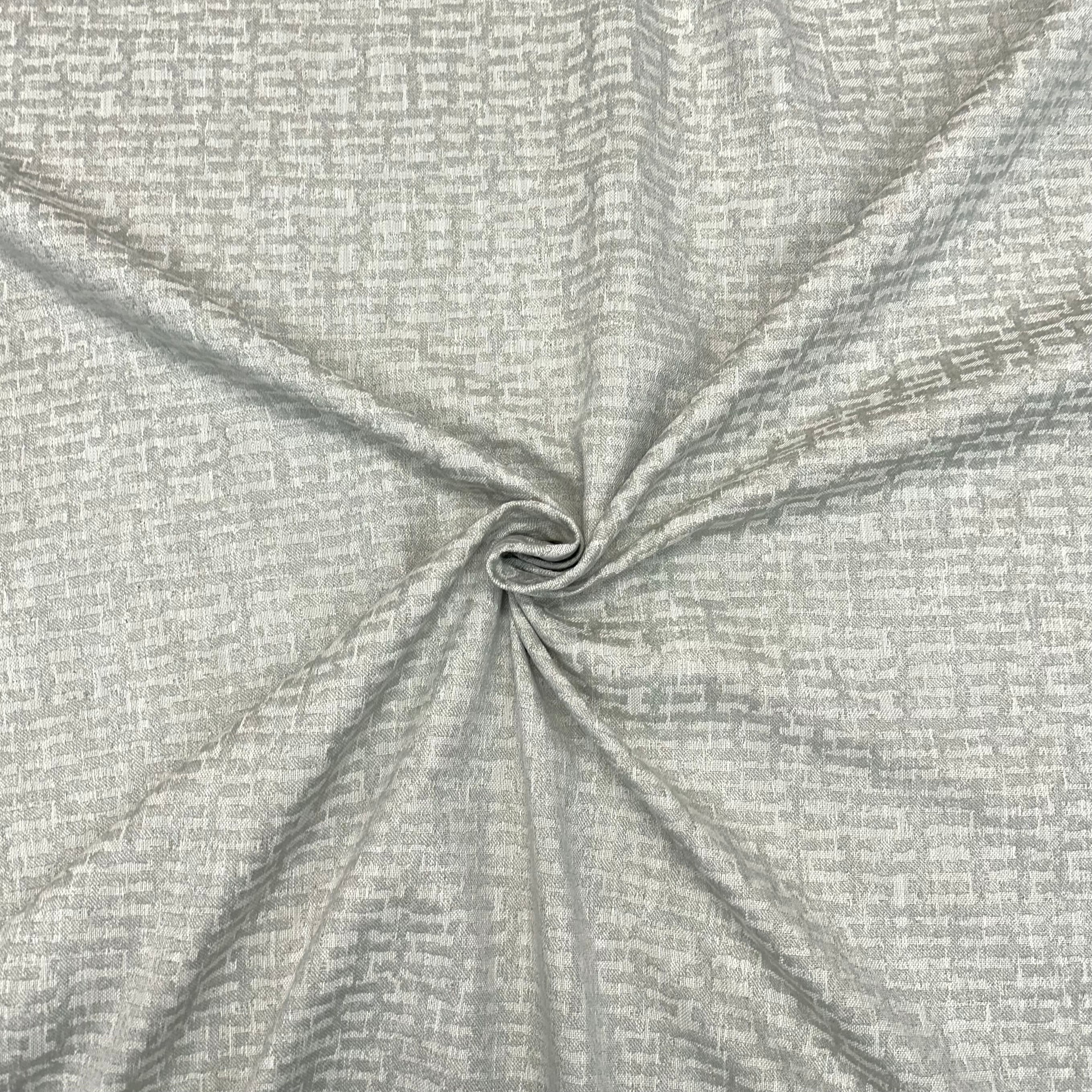 Beige/Gray Contemporary Jacquard Upholstery Fabric 54"