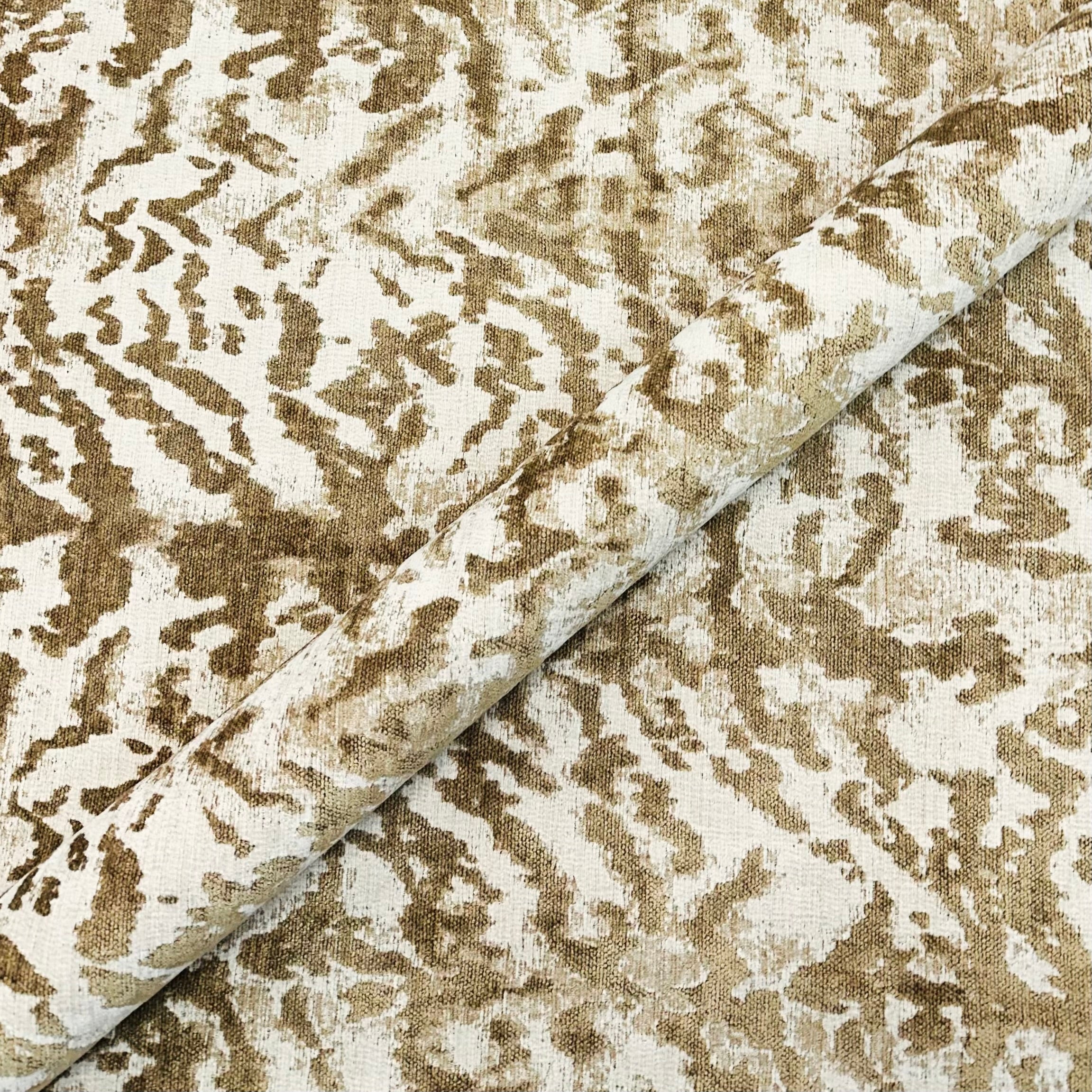 Wheat Southwestern Upholstery Fabric 52"