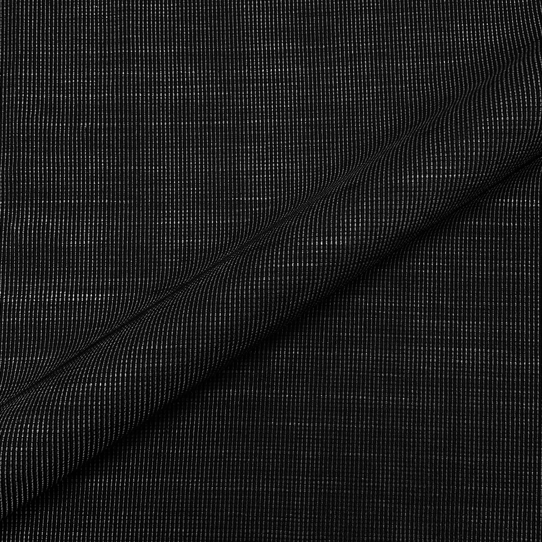 Beker Black Contemporary Solid Upholstery Fabric 52"