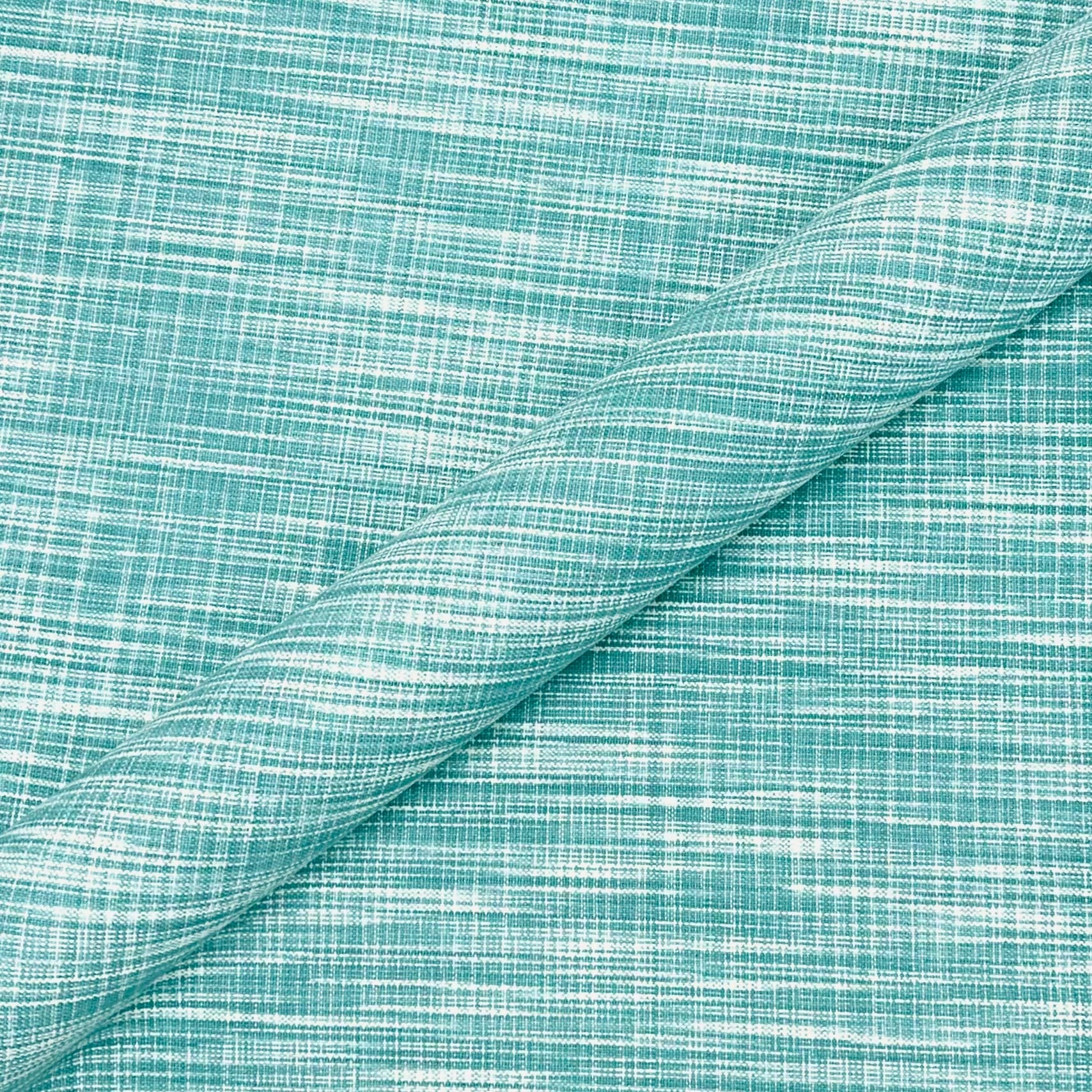 Turquoise Contemporary Jacquard Upholstery Fabric 54