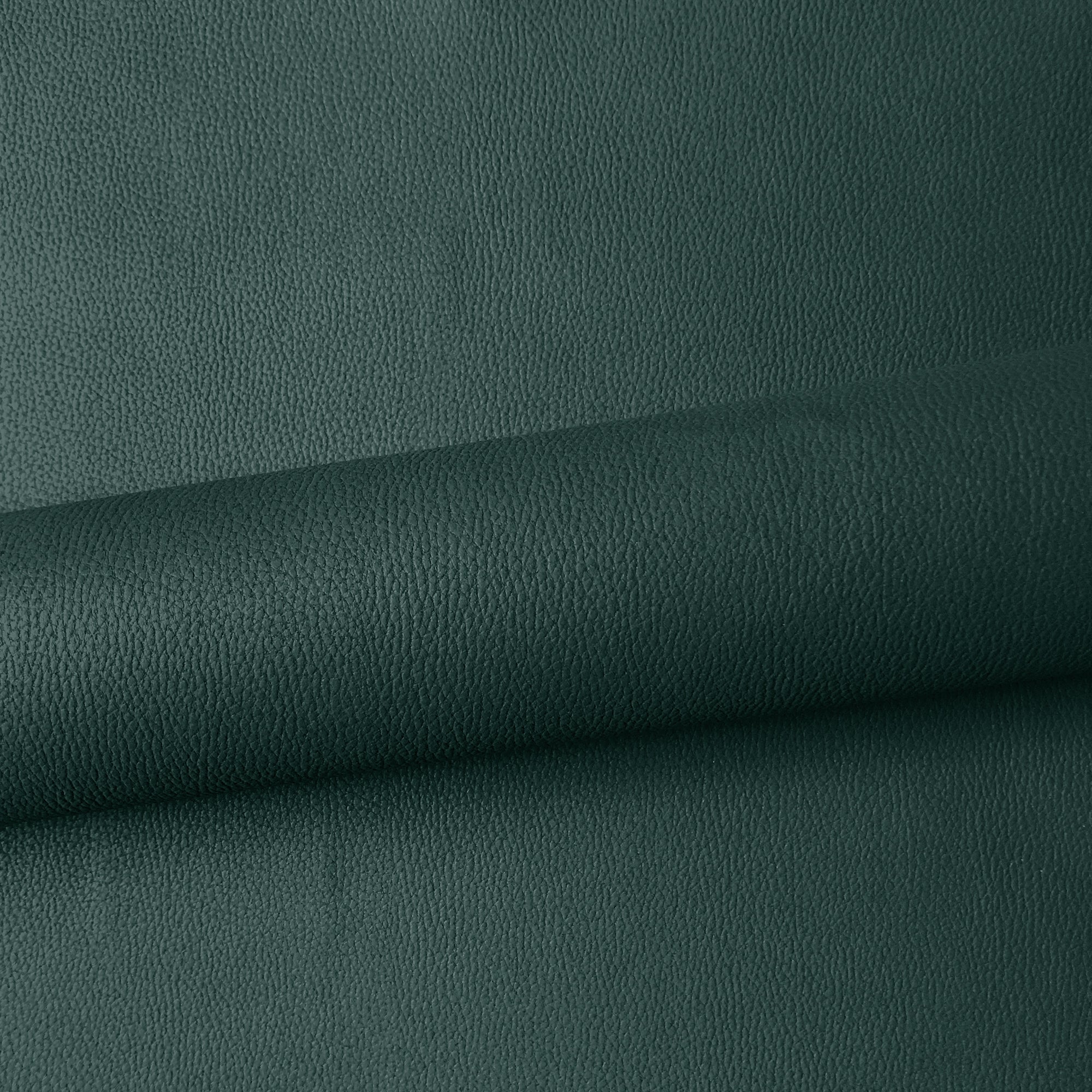 Blake Spruce Modern Faux Leather Upholstery Fabric 54"