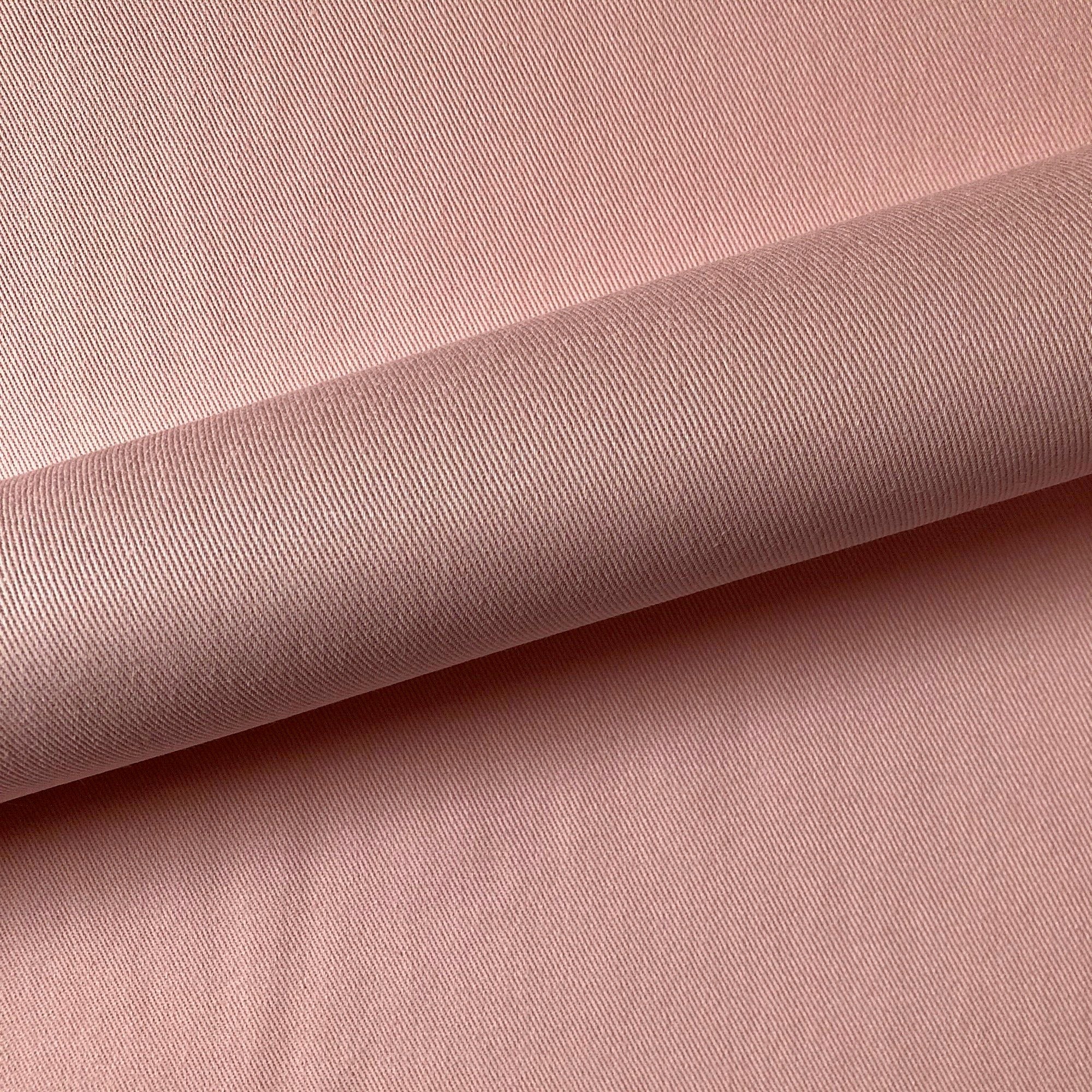 Ballet Slipper Pink Solid Twill Upholstery Fabric 56"