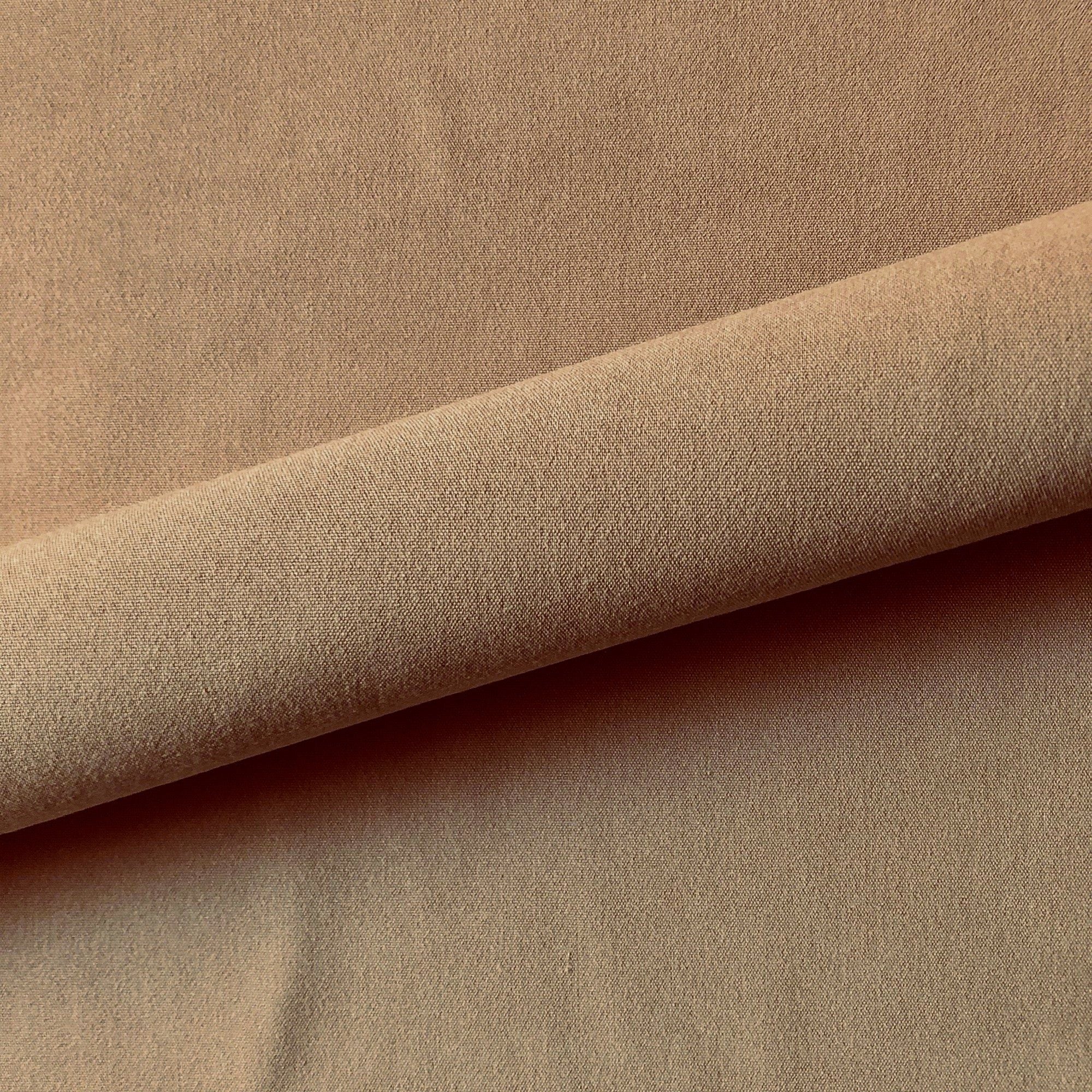 Dark Beige Solid Contemporary Silk Upholstery Fabric 54"