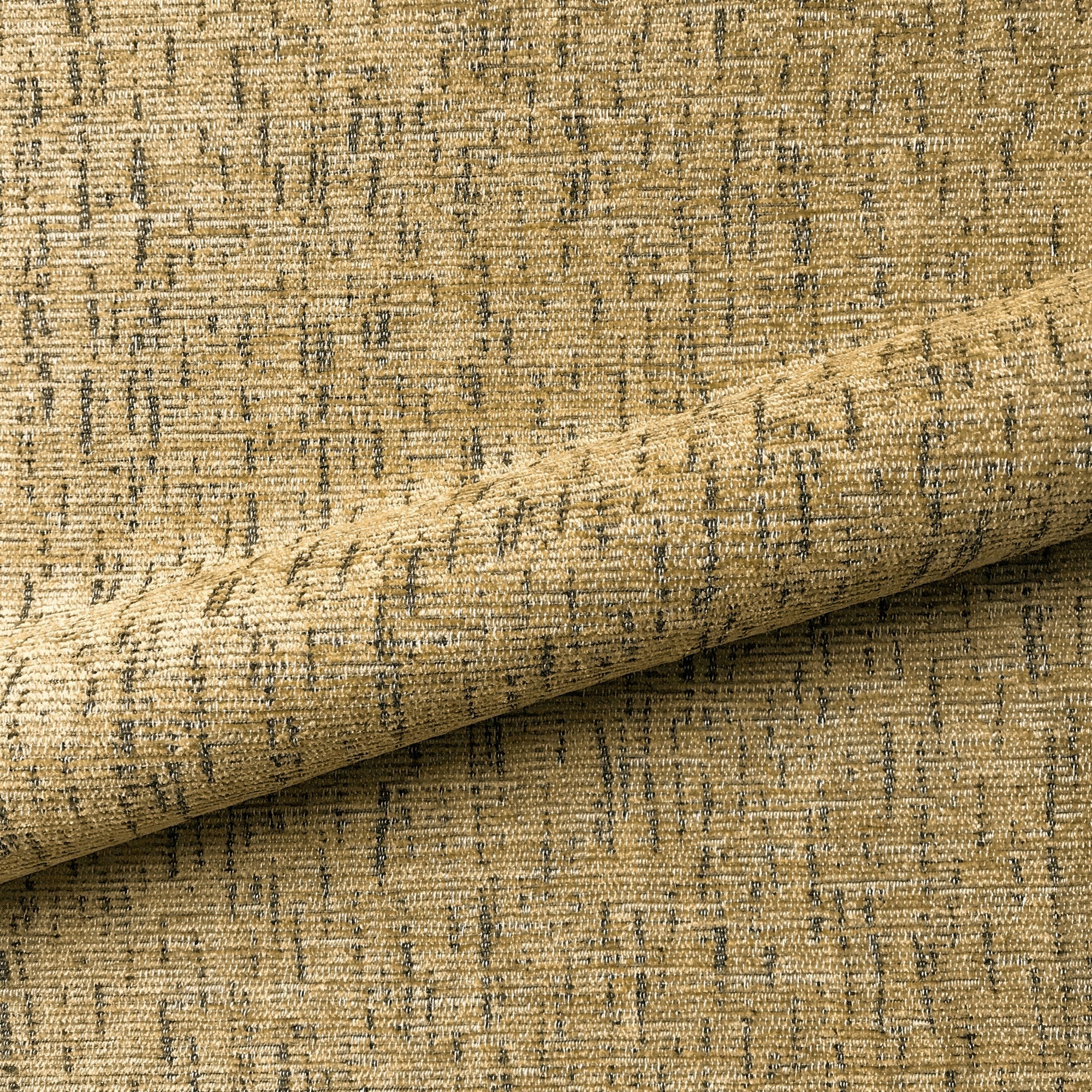 Textured Light Orange Abstract Chenille Upholstery Fabric 56"